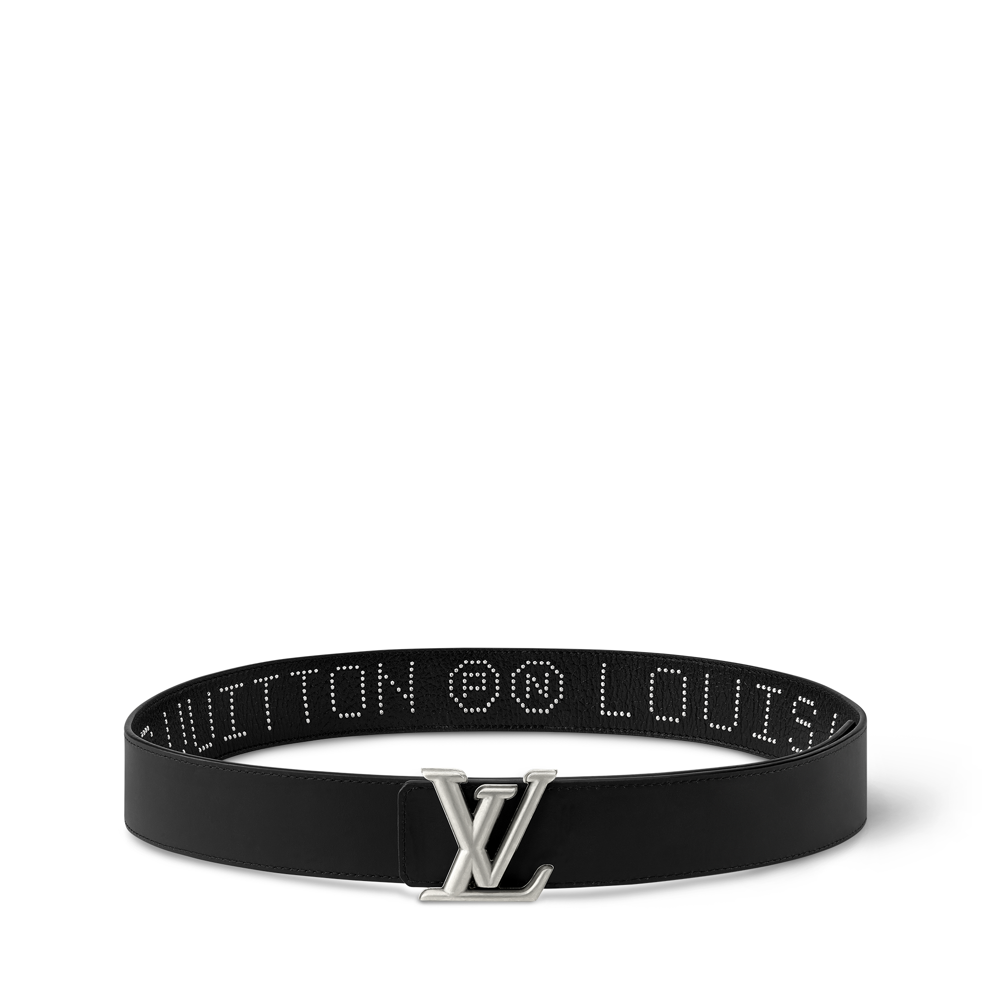 Ceinture LV Dimension Rockabilly Studs 40 mm réversible  Homme Accessoires Ceintures | LOUIS VUITTON (Zoom produit)