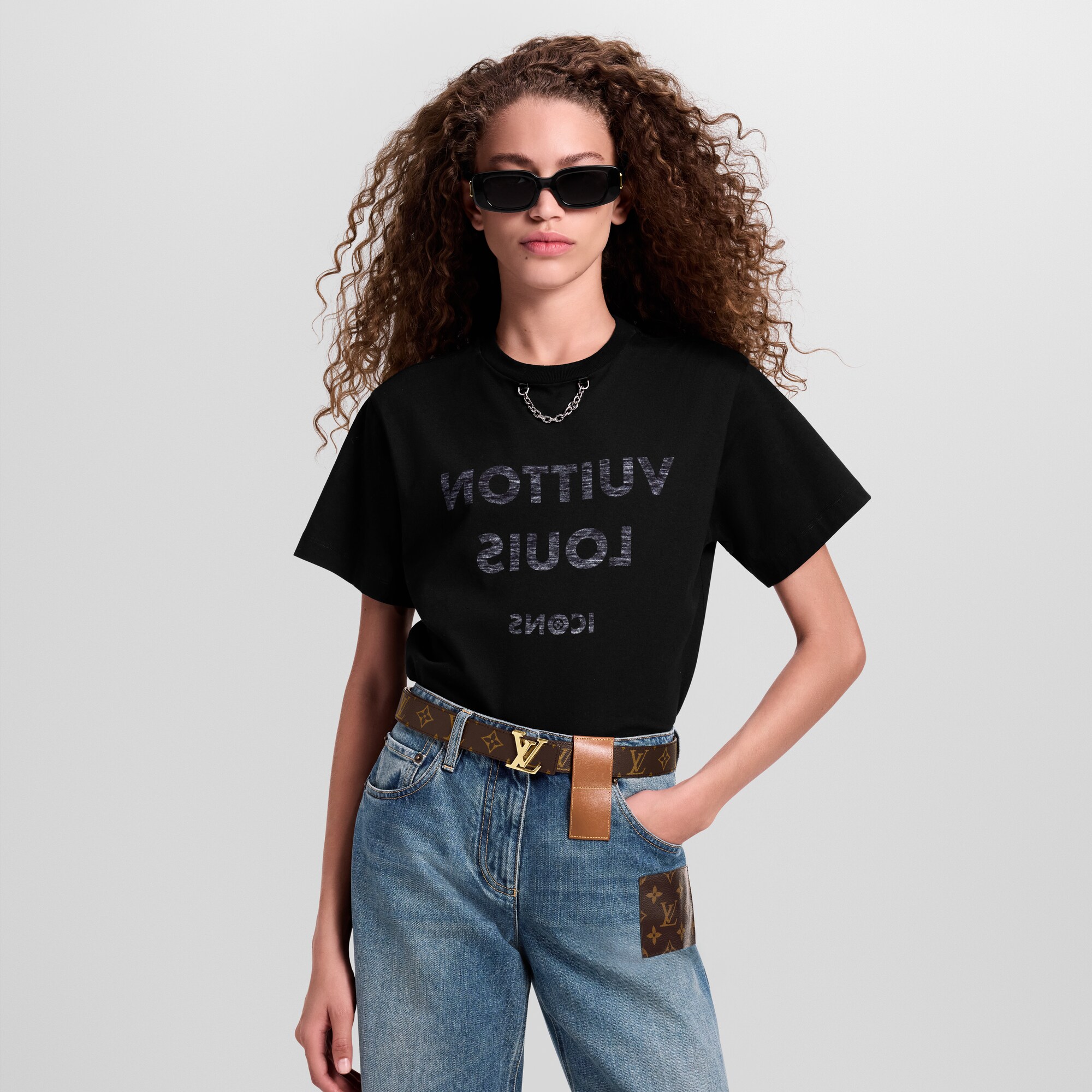 Ceinture LV Initiales 30 mm réversible Toile Monogram Femme Accessoires Ceintures | LOUIS VUITTON (Zoom produit)