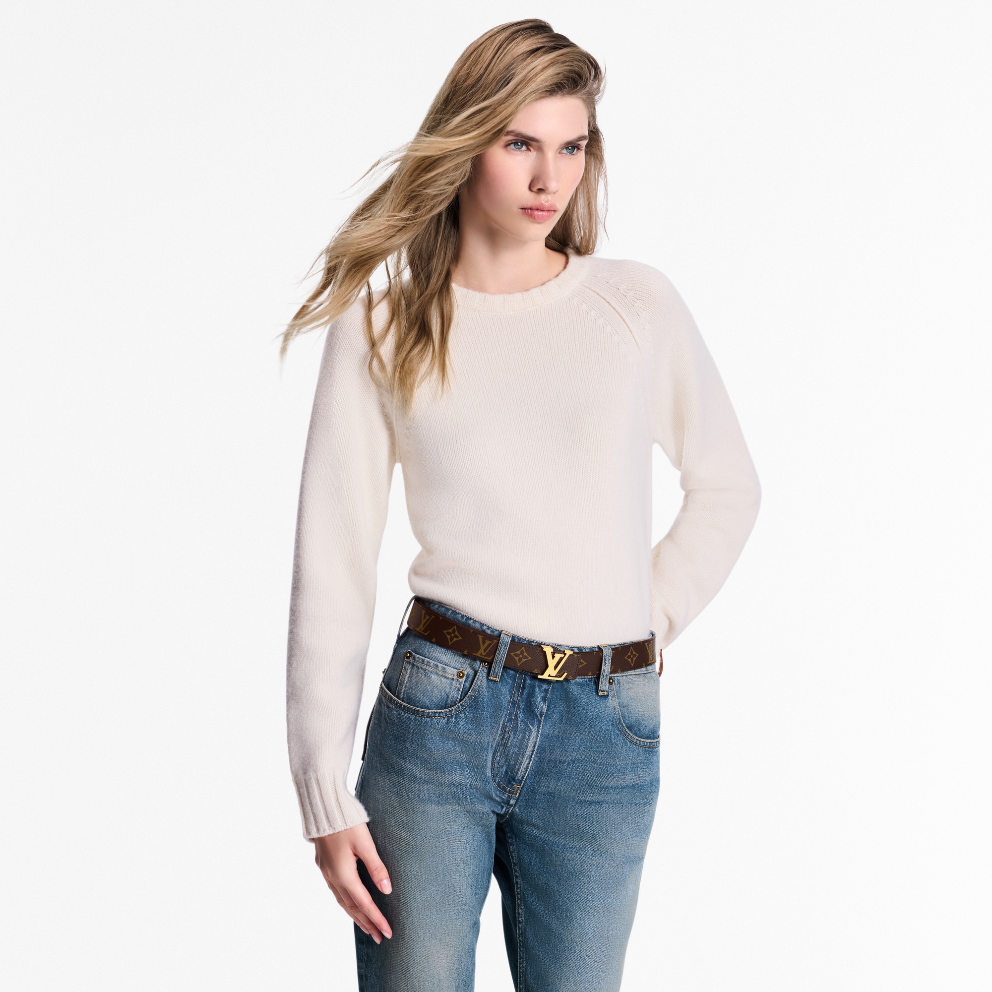 Ceinture LV Initiales 30 mm réversible Toile Monogram Femme Accessoires Ceintures | LOUIS VUITTON (Zoom produit)