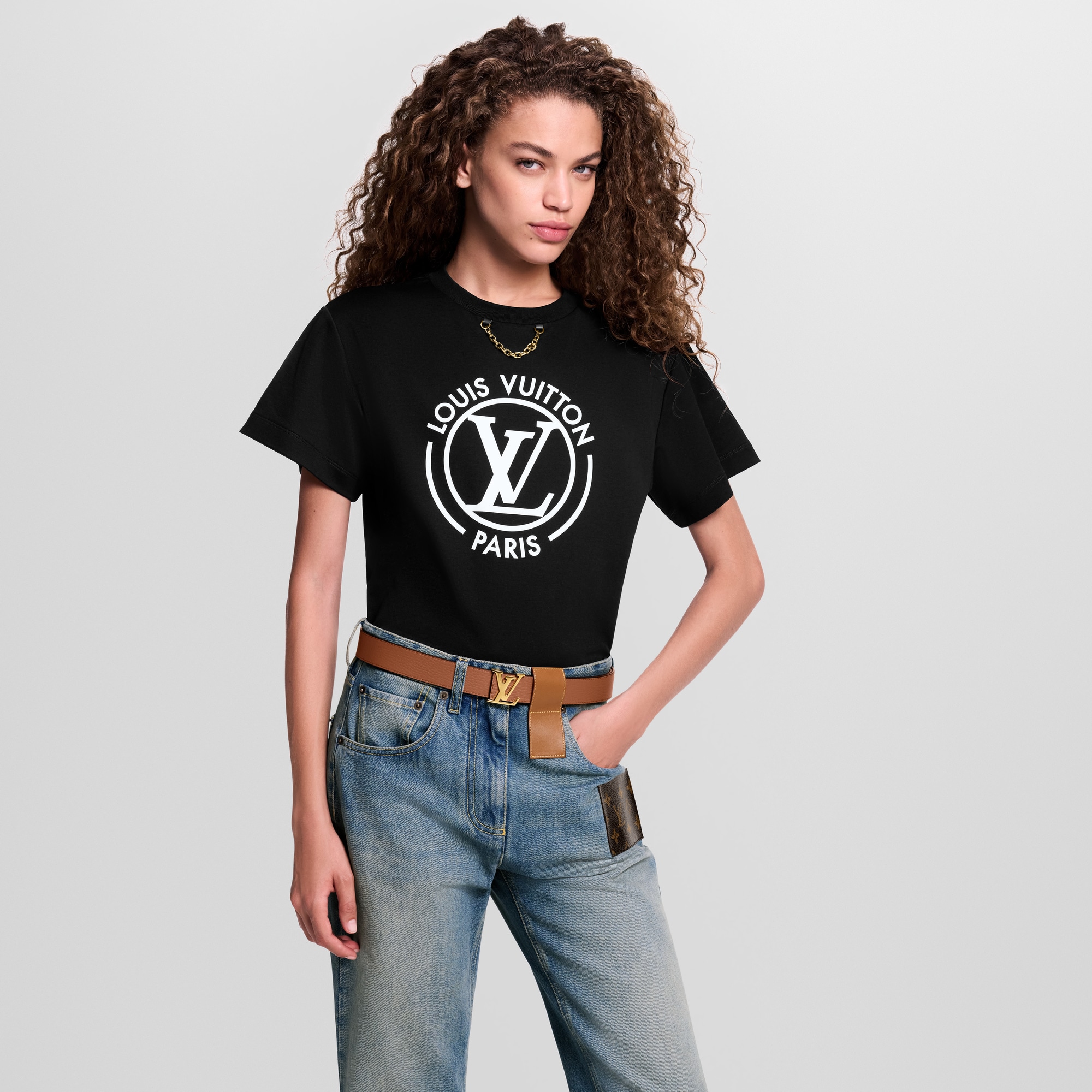 Ceinture LV Initiales 30 mm réversible  Femme Accessoires Ceintures | LOUIS VUITTON (Zoom produit)