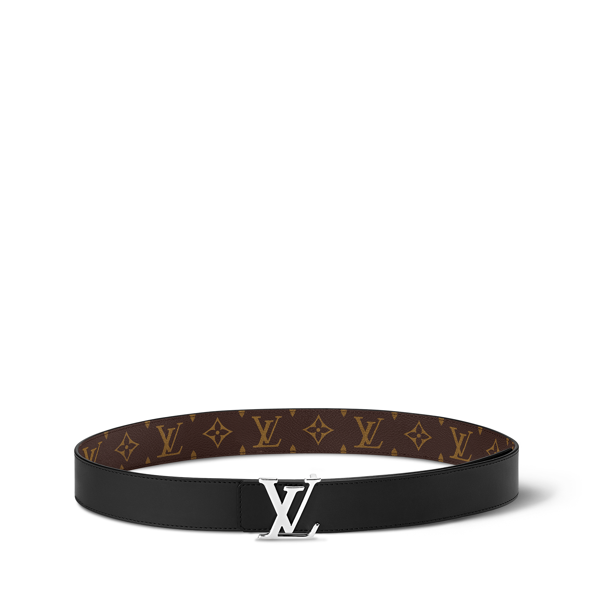 Ceinture LV Initiales 35 mm réversible  Les fêtes Louis Vuitton Cadeaux de fêtes pour Lui } | LOUIS VUITTON (Zoom produit)