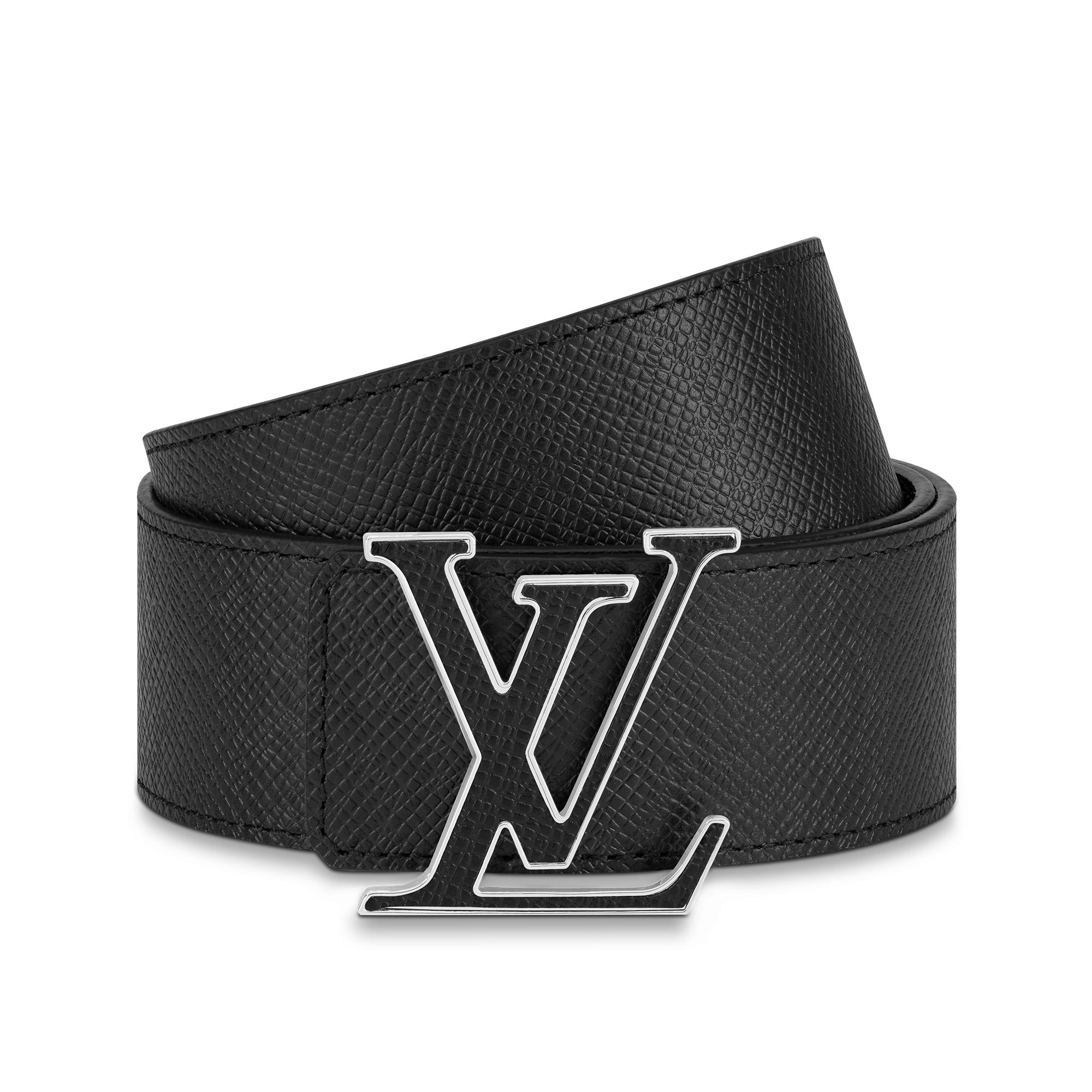 Ceinture LV Initiales 40 mm réversible Taigarama Homme Accessoires Ceintures | LOUIS VUITTON (Zoom produit)