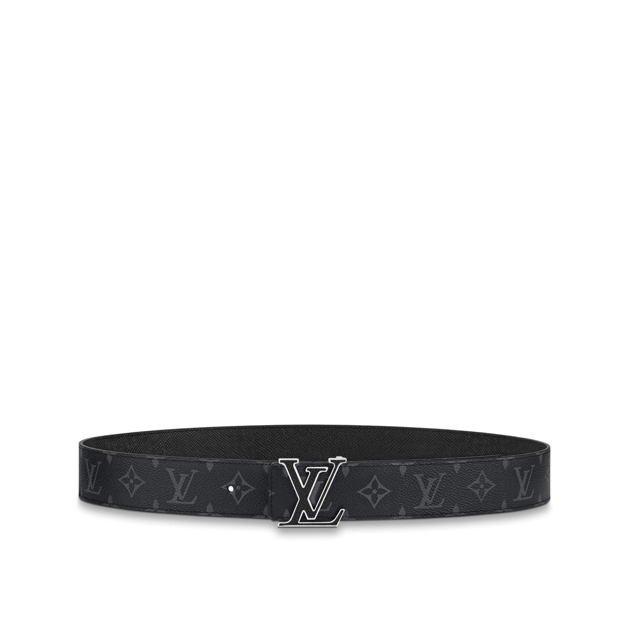 Ceinture LV Initiales 40 mm réversible Taigarama Homme Accessoires Ceintures | LOUIS VUITTON (Zoom produit)