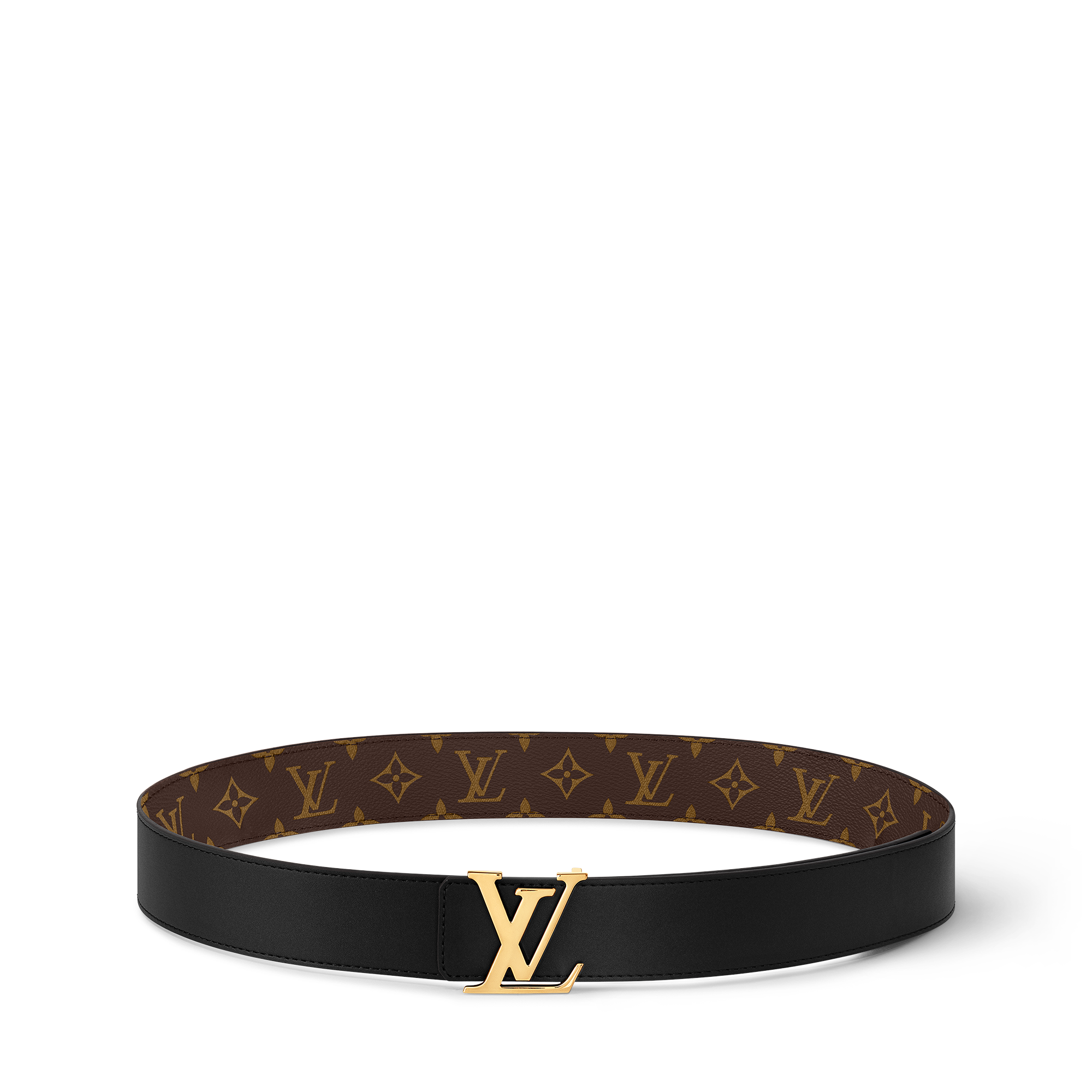 Ceinture LV Initiales 40 mm réversible Toile Monogram Femme Accessoires Ceintures | LOUIS VUITTON (Zoom produit)