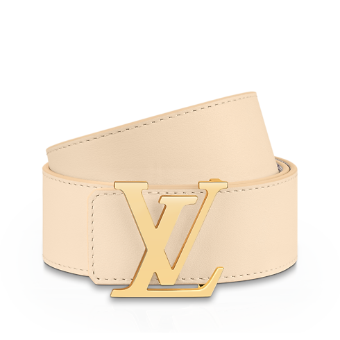 Ceinture LV Initiales 40 mm réversible Toile Damier Azur Femme Accessoires Ceintures | LOUIS VUITTON (Zoom produit)