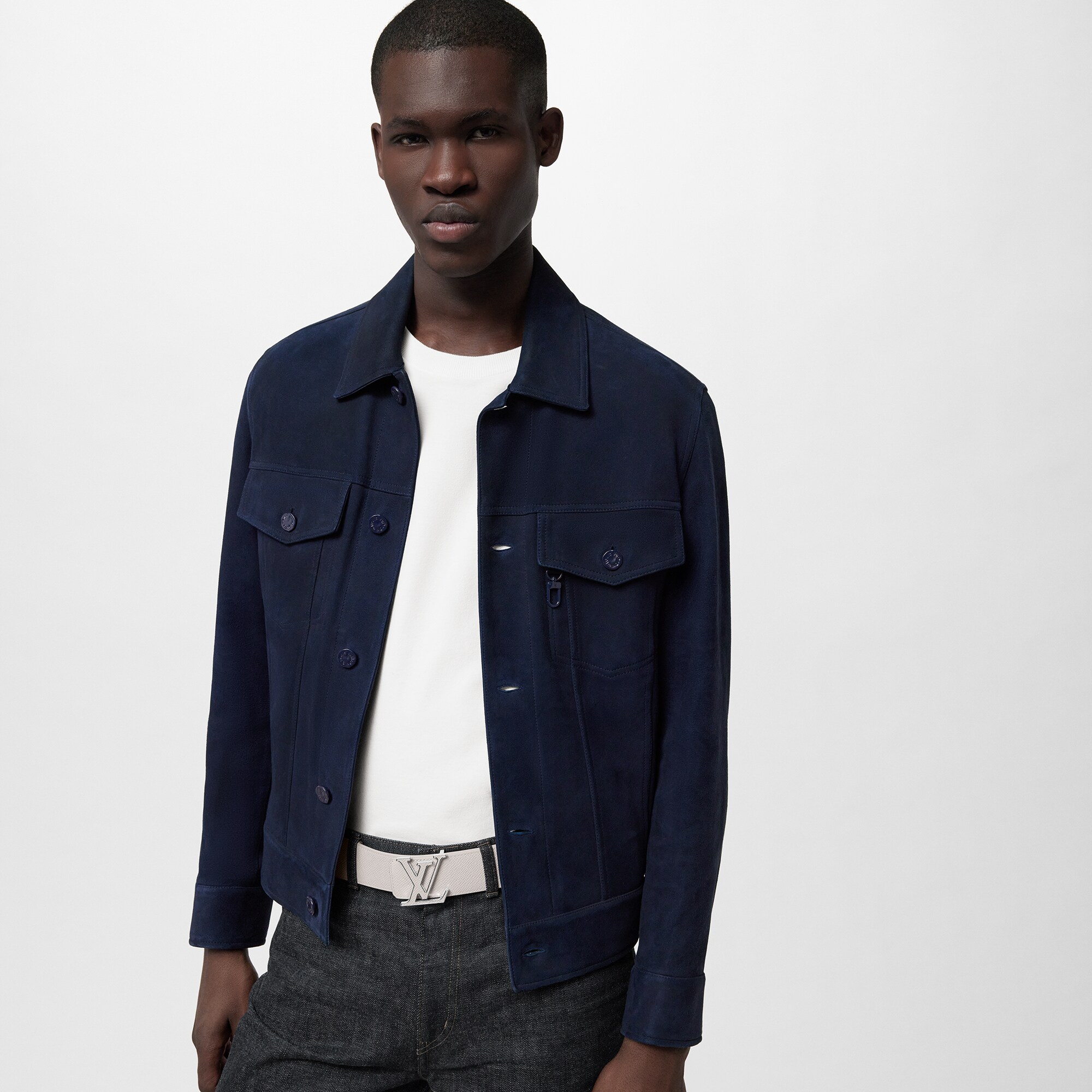 Ceinture LV Initiales 40 mm réversible Taigarama Homme Accessoires Ceintures | LOUIS VUITTON (Zoom produit)