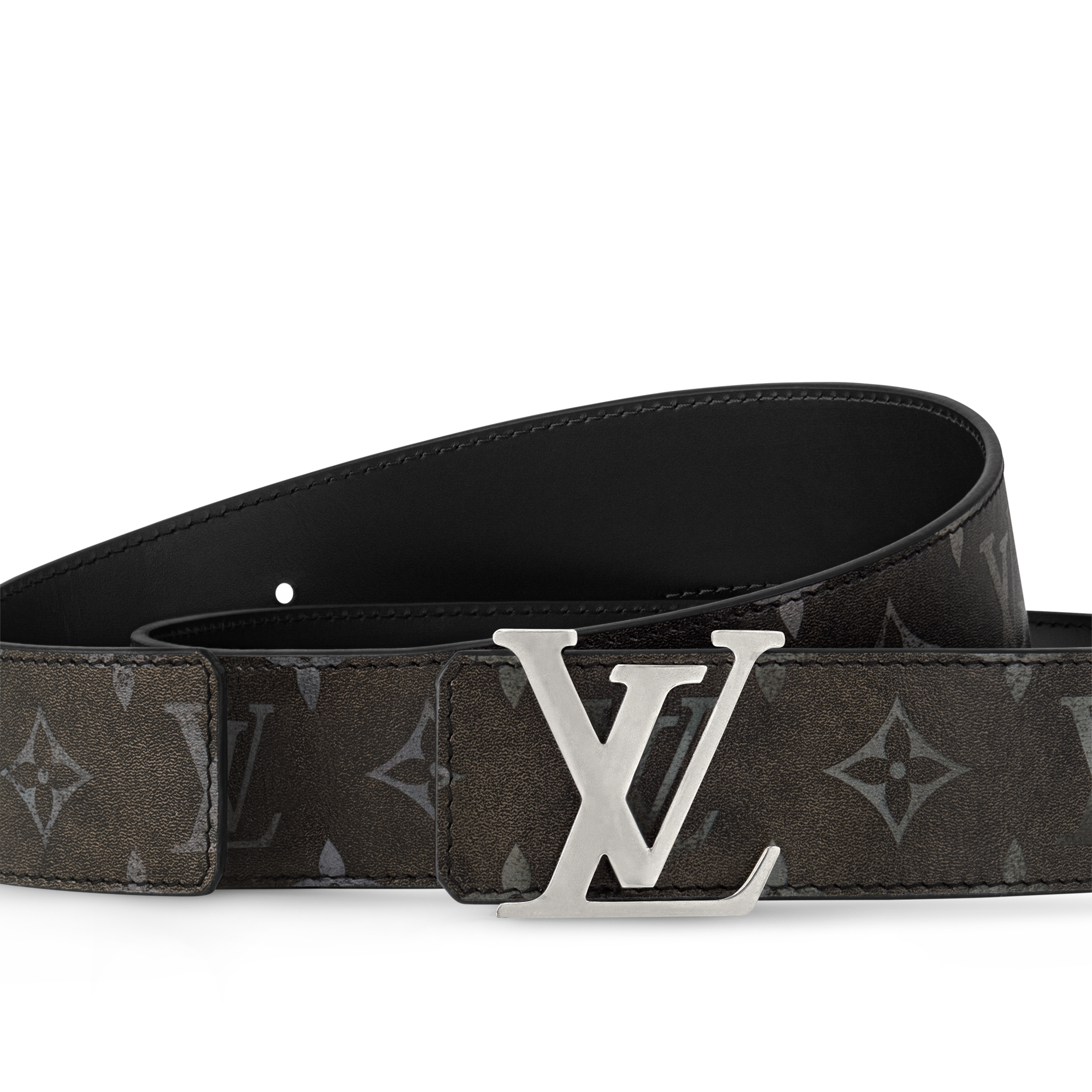 Ceinture LV Initiales 40 mm réversible  Homme Accessoires Ceintures | LOUIS VUITTON (Zoom produit)