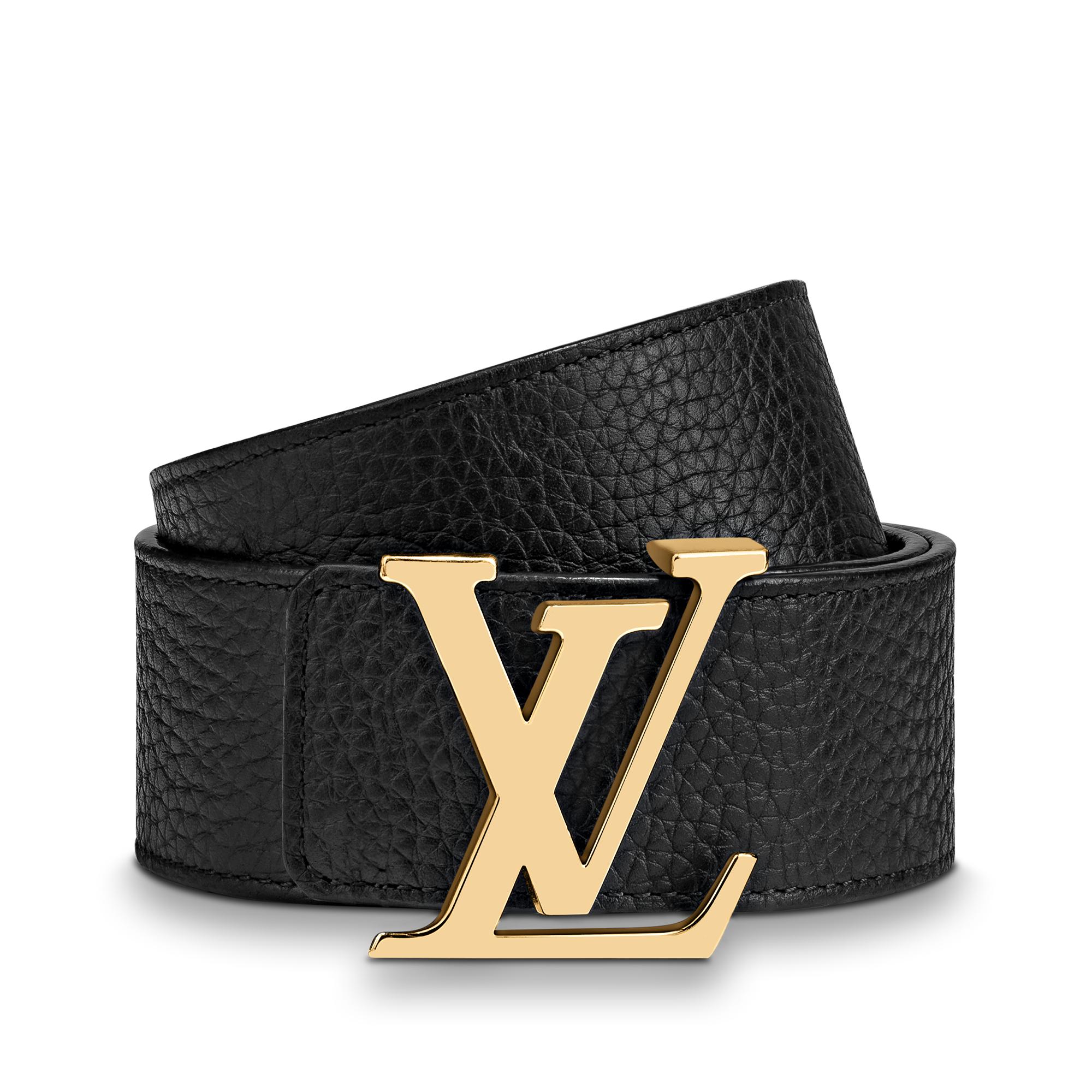 Ceinture LV Initiales 40 mm réversible Cuir Taurillon Homme Accessoires Ceintures | LOUIS VUITTON (Zoom produit)