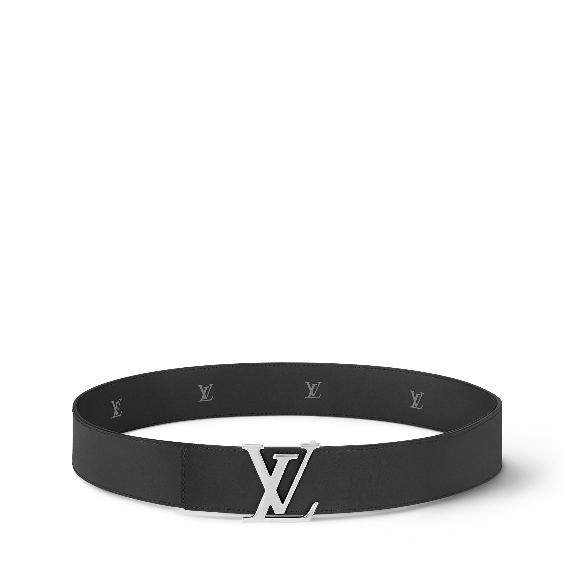 Ceinture LV Initiales Blason 40 mm réversible  Homme Accessoires Ceintures | LOUIS VUITTON (Zoom produit)