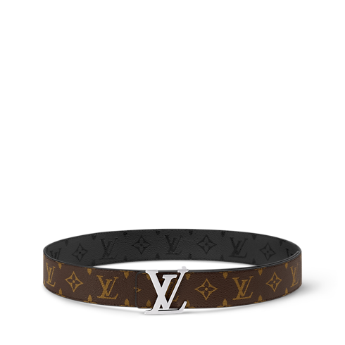 Ceinture LV Initiales Monogram Midnight 40 mm réversible G72 Homme Accessoires Ceintures | LOUIS VUITTON (Zoom produit)