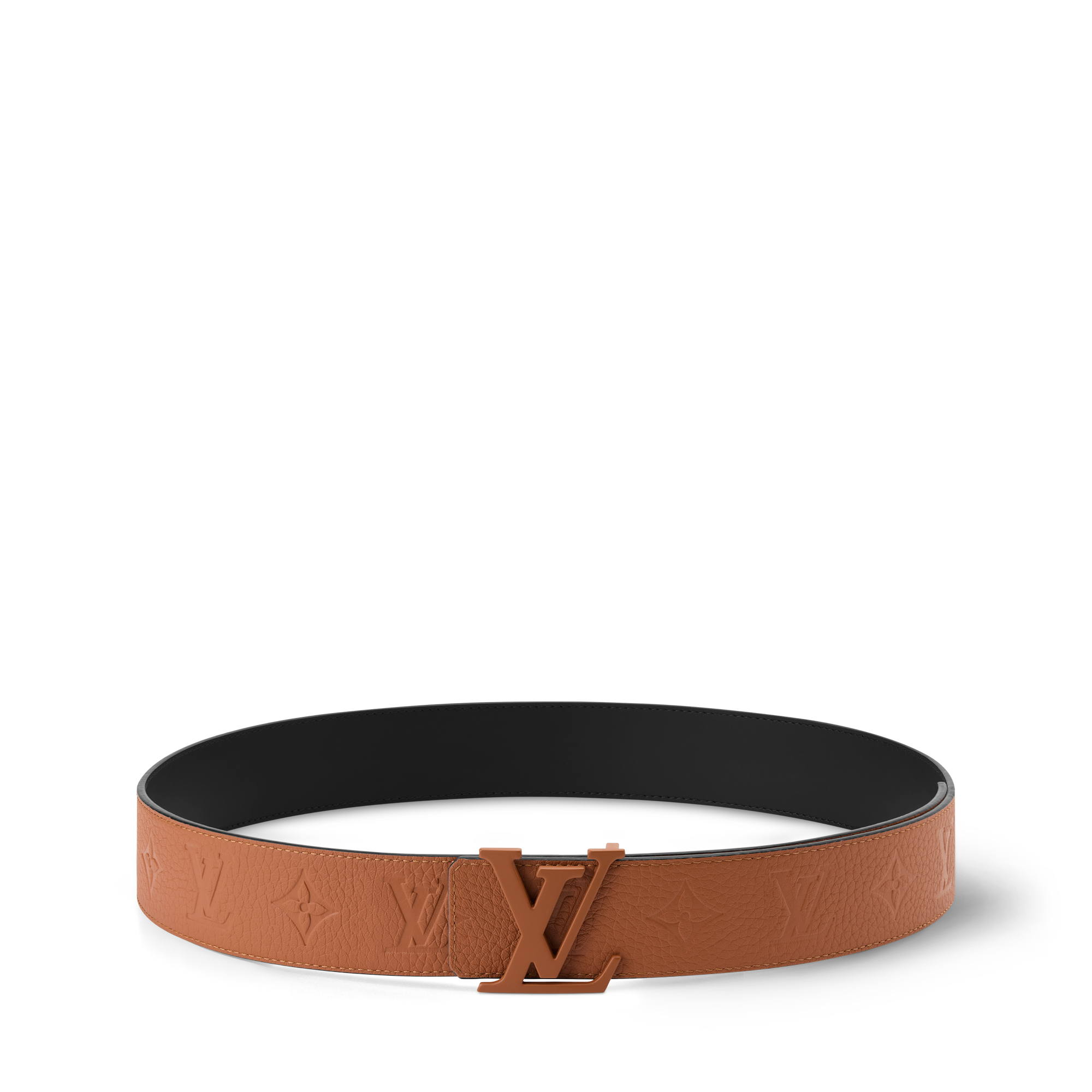 Ceinture LV Initiales Taurillon Monogram 40 mm réversible  Homme Accessoires Ceintures | LOUIS VUITTON (Zoom produit)