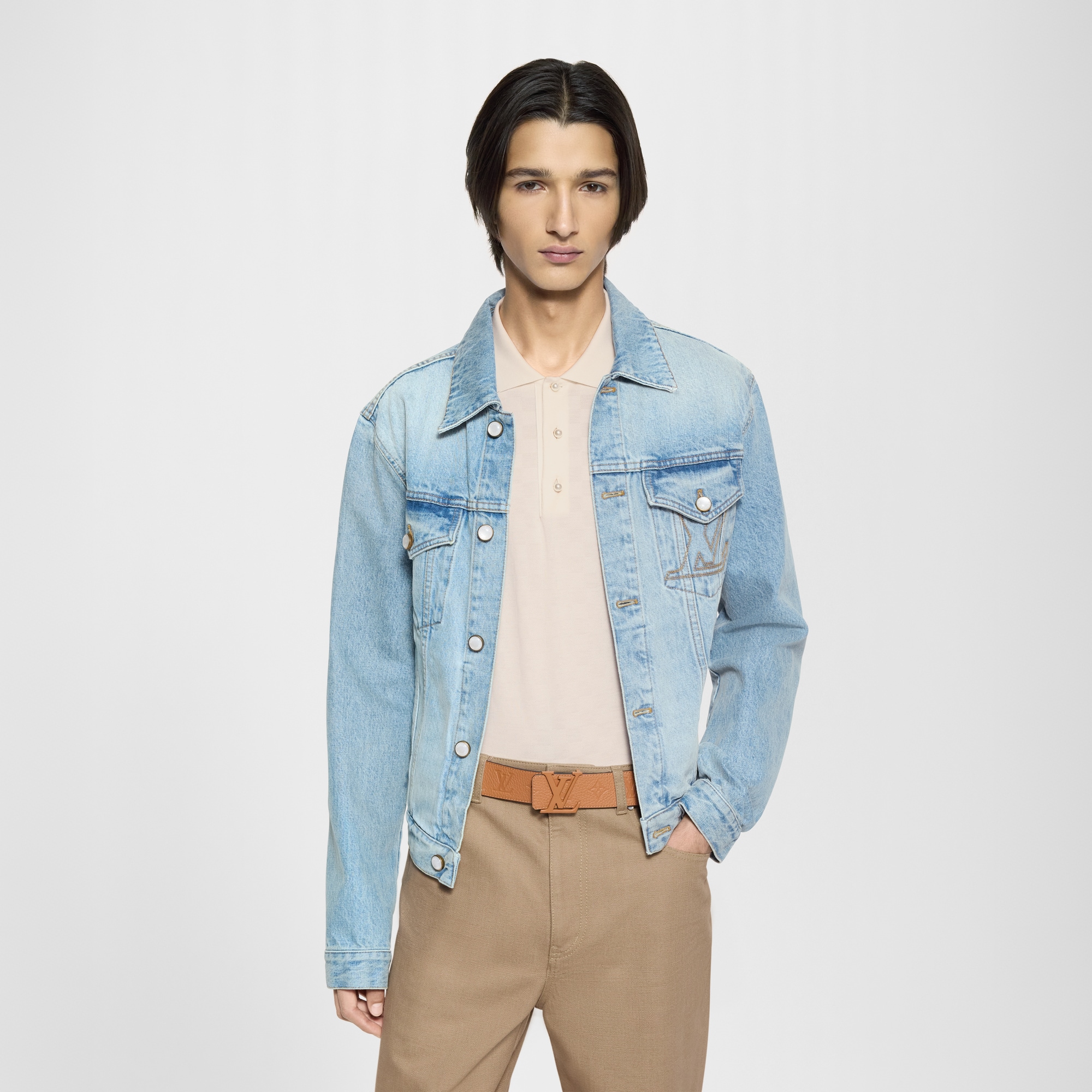 Ceinture LV Initiales Taurillon Monogram 40 mm réversible  Homme Accessoires Ceintures | LOUIS VUITTON (Zoom produit)