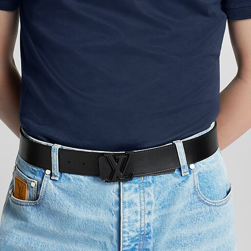 Ceinture LV Optic 40 mm réversible Toile Monogram Éclipse Homme Accessoires Ceintures | LOUIS VUITTON (Zoom produit)