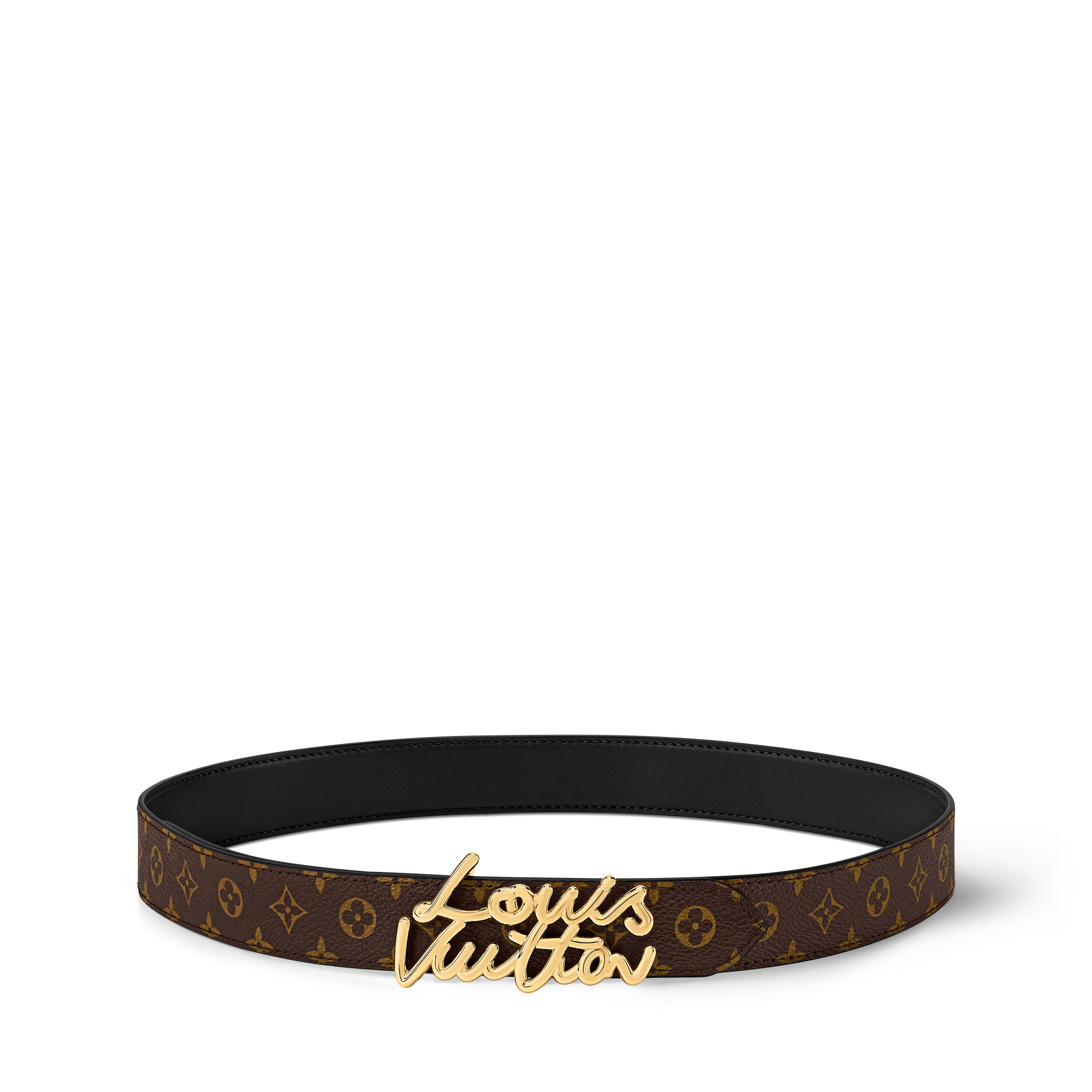 Ceinture LV Script 30 mm  Femme Accessoires Ceintures | LOUIS VUITTON (Zoom produit)