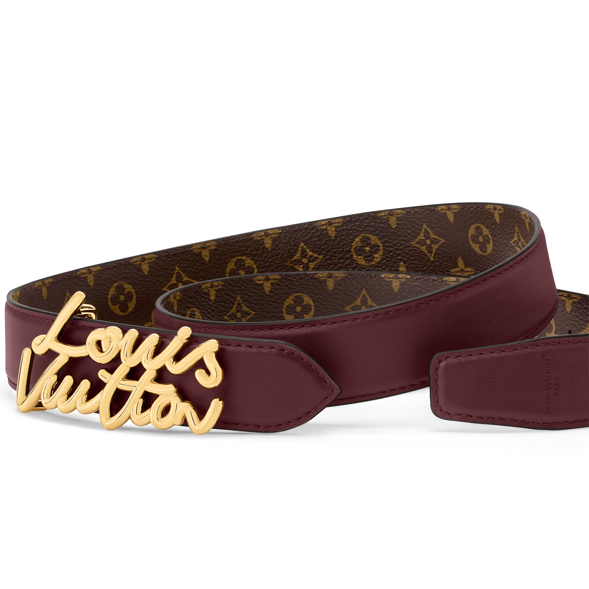 Ceinture LV Script 30 mm  Femme Accessoires Ceintures | LOUIS VUITTON (Zoom produit)