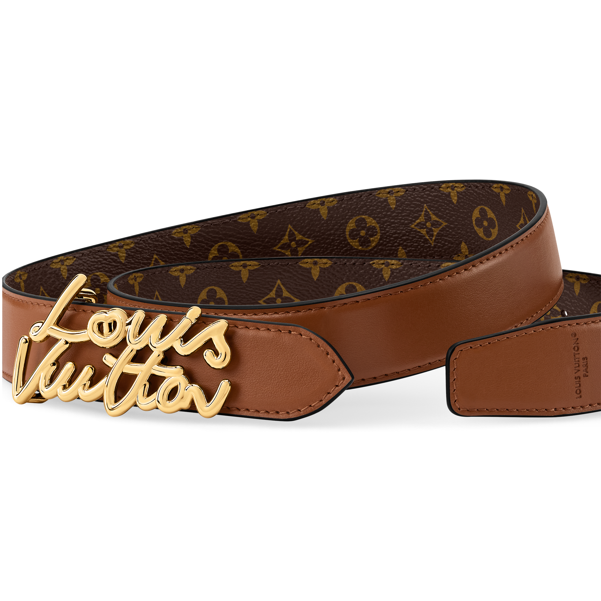 Ceinture LV Script 30 mm  Femme Accessoires Ceintures | LOUIS VUITTON (Zoom produit)