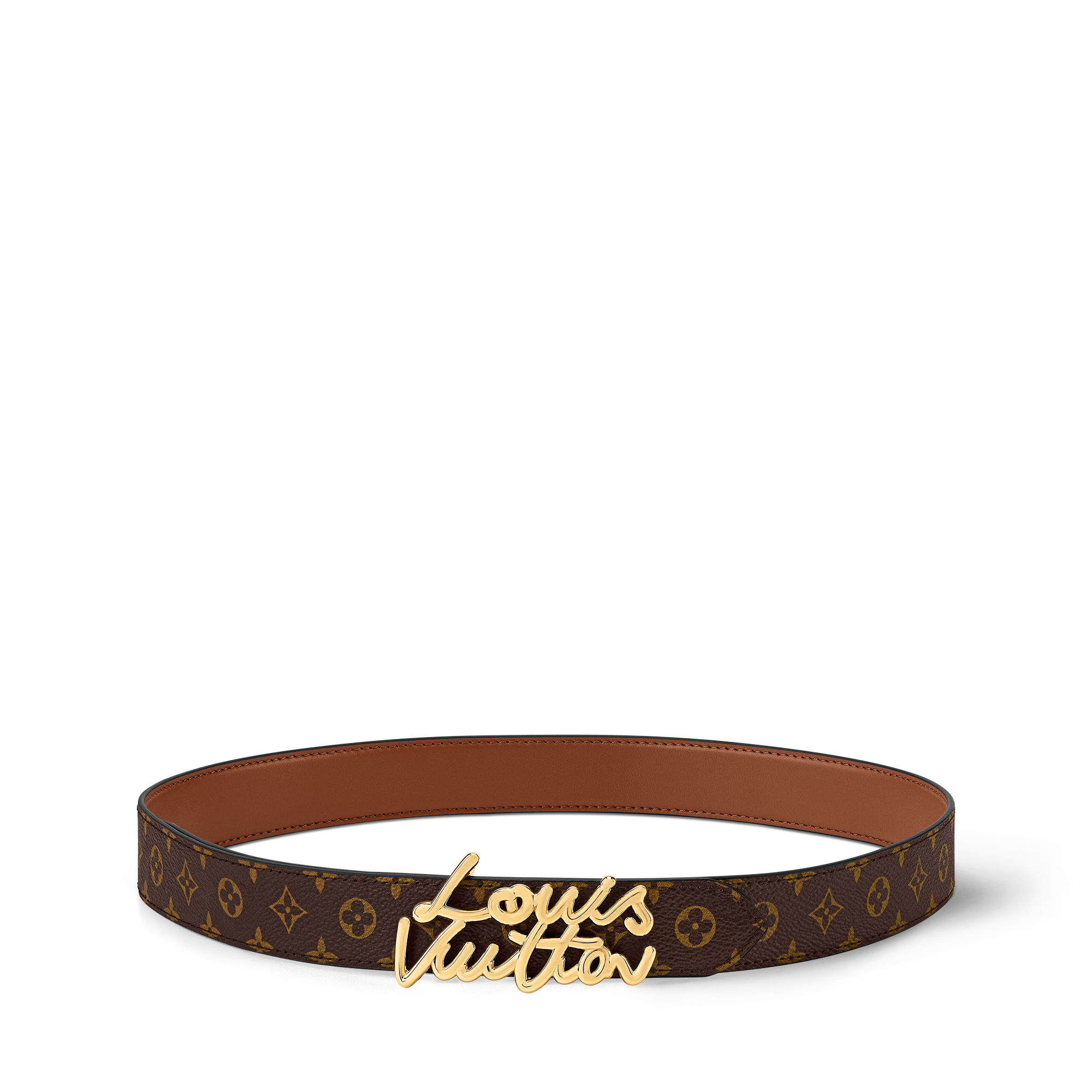 Ceinture LV Script 30 mm  Femme Accessoires Ceintures | LOUIS VUITTON (Zoom produit)