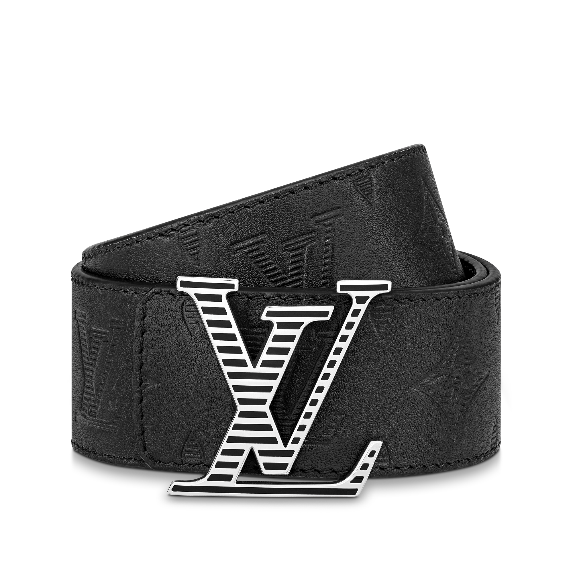 Ceinture LV Shadow 40 mm réversible  Homme Accessoires Ceintures | LOUIS VUITTON (Zoom produit)