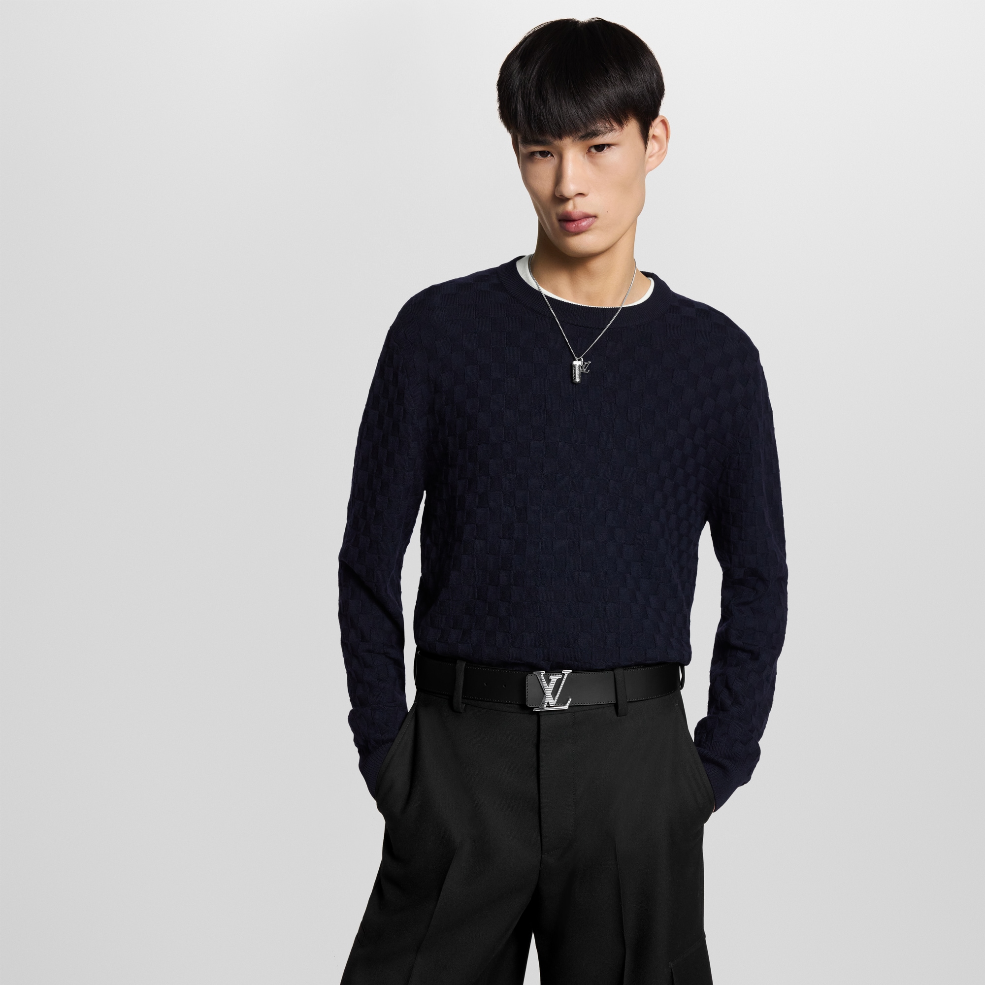 Ceinture LV Shadow 40 mm réversible  Homme Accessoires Ceintures | LOUIS VUITTON (Zoom produit)