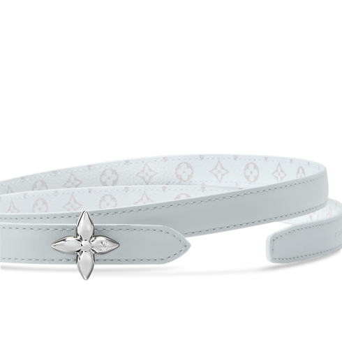 Ceinture Mini Flowergram Monogram Pearly 15 mm réversible Femme Accessoires Ceintures | LOUIS VUITTON (Zoom produit)