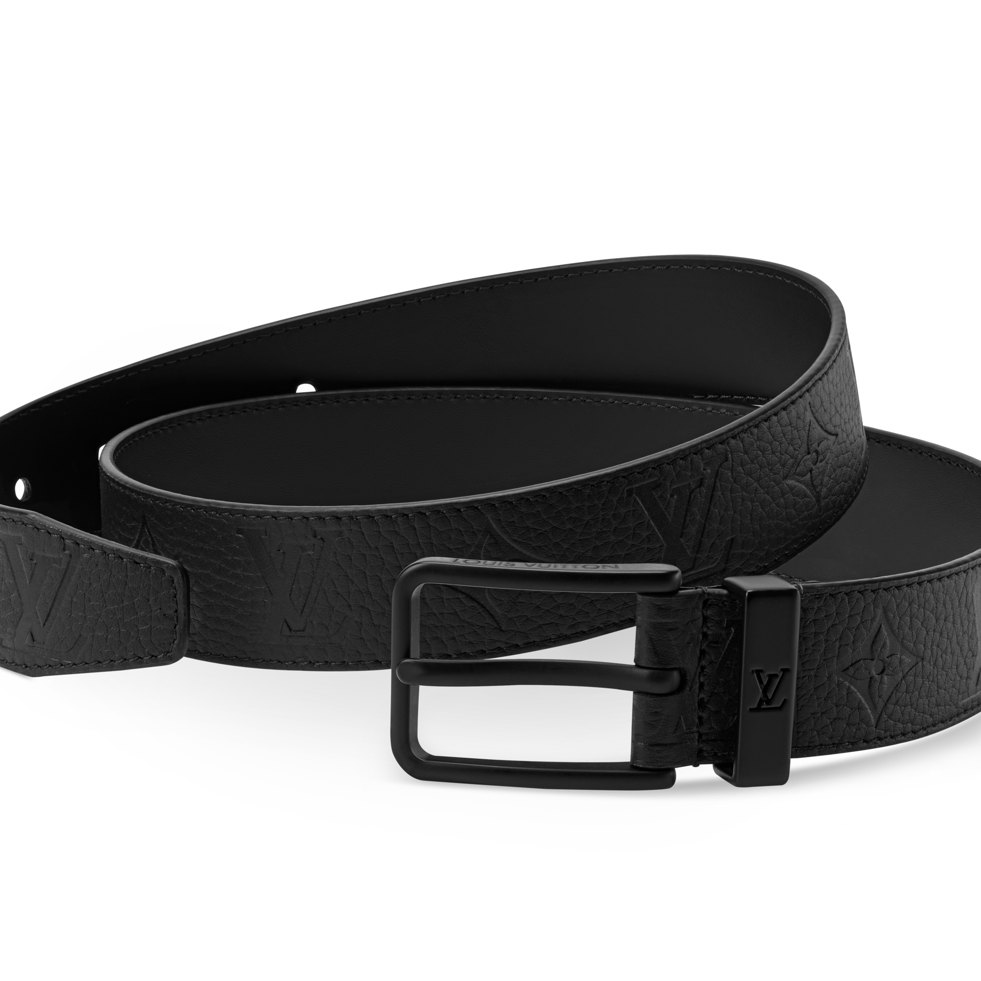 Ceinture Pont Neuf Taurillon Monogram 35 mm  Homme Accessoires Ceintures | LOUIS VUITTON (Zoom produit)