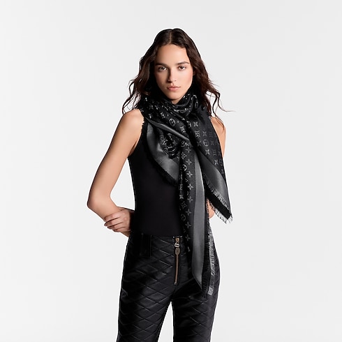 Châle Monogram Shine S00 Femme Accessoires Châles et étoles | LOUIS VUITTON (Zoom produit)