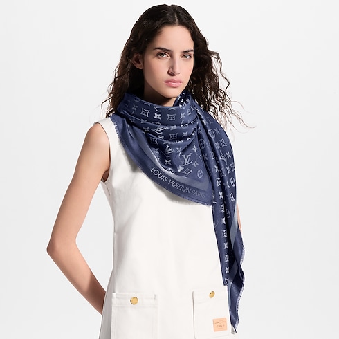 Châle Monogram Shine S00 Femme Accessoires Châles | LOUIS VUITTON (Zoom produit)