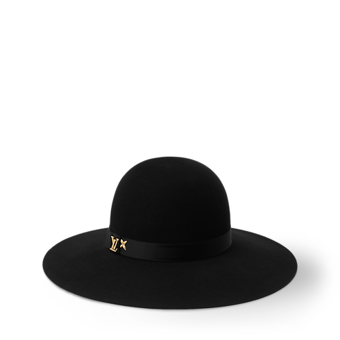 Chapeau capeline LV Bloom en feutre S00 Femme Accessoires Chapeaux et Casquettes | LOUIS VUITTON (Zoom produit)