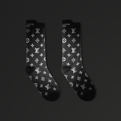 Chaussettes Monogram Reflective S00 Homme Accessoires Chapeaux, Bonnets et Gants | LOUIS VUITTON