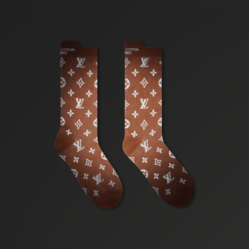 Chaussettes Monogram Reflective S00 Homme Accessoires Chapeaux, Bonnets et Gants | LOUIS VUITTON