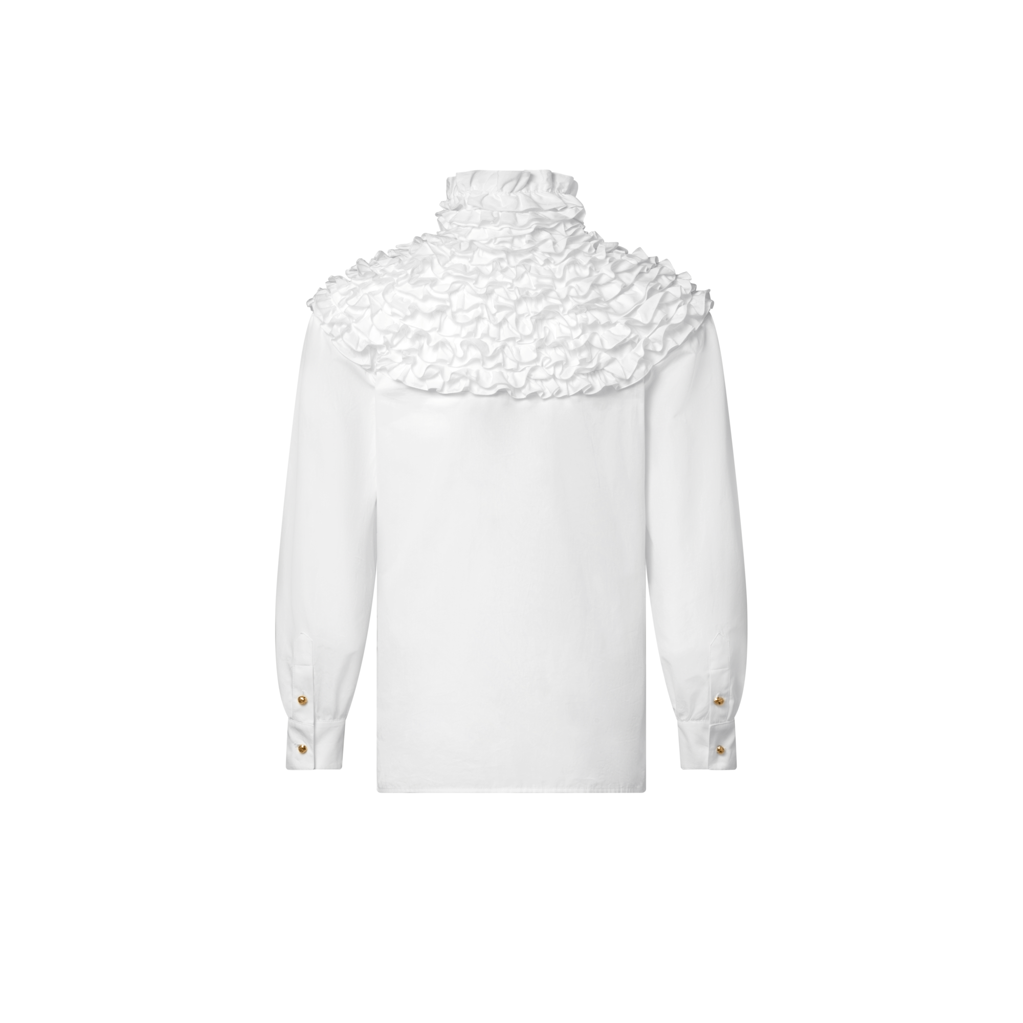 Chemise à col volanté  Femme Prêt-à-porter Hauts | LOUIS VUITTON (Zoom produit)