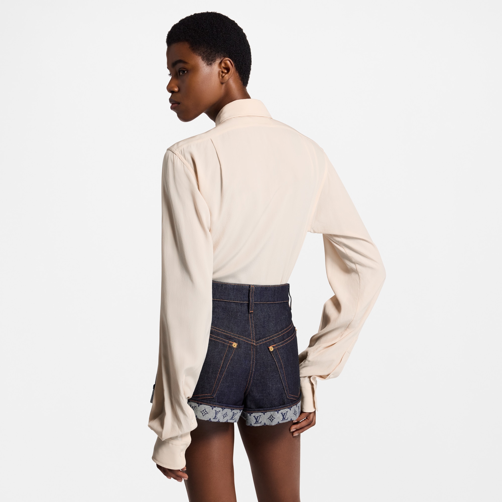 Chemise à fleurs de Monogram  Femme Prêt-à-porter Hauts | LOUIS VUITTON (Zoom produit)