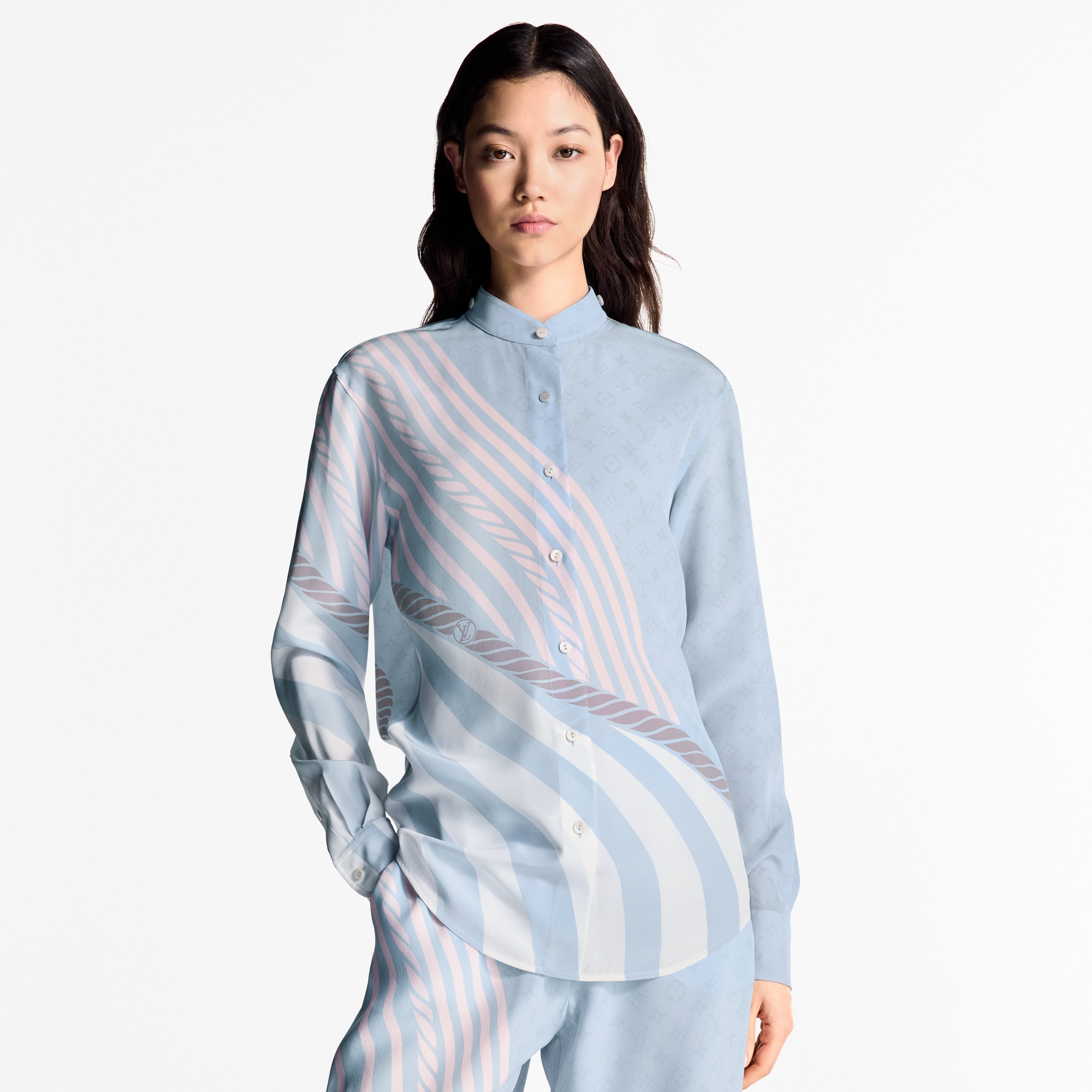 Robe Chemise Chemise Louis Vuitton Femme Robe Chemise à Imprimé