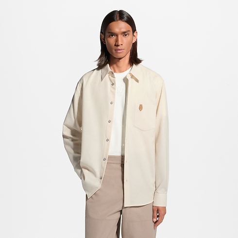 Chemise à manches longues en flanelle de cachemire et coton Homme Prêt-à-porter Tout le prêt-à-porter | LOUIS VUITTON (Zoom produit)