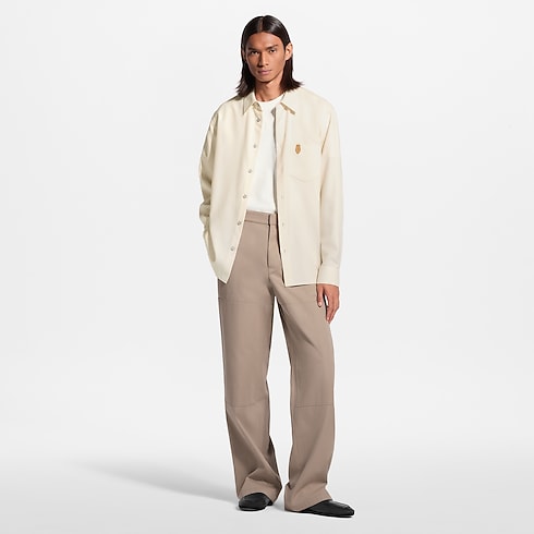 Chemise à manches longues en flanelle de cachemire et coton Homme Prêt-à-porter Tout le prêt-à-porter | LOUIS VUITTON (Zoom produit)