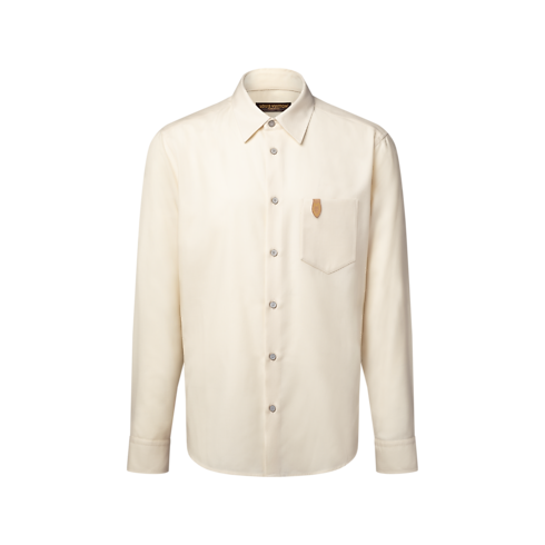 Chemise à manches longues en flanelle de cachemire et coton Homme Prêt-à-porter Tout le prêt-à-porter | LOUIS VUITTON (Zoom produit)