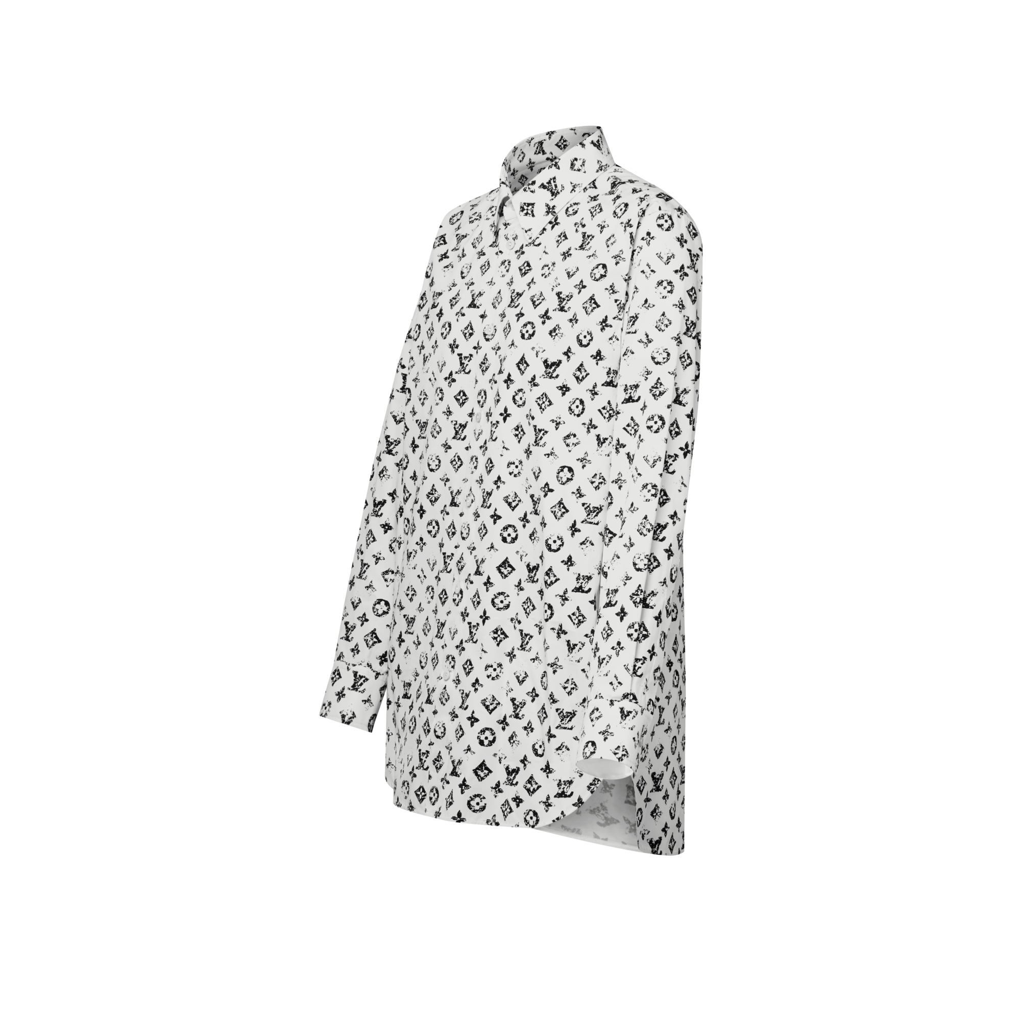 Chemise à Monogram graphique  Femme Prêt-à-porter Hauts | LOUIS VUITTON (Zoom produit)