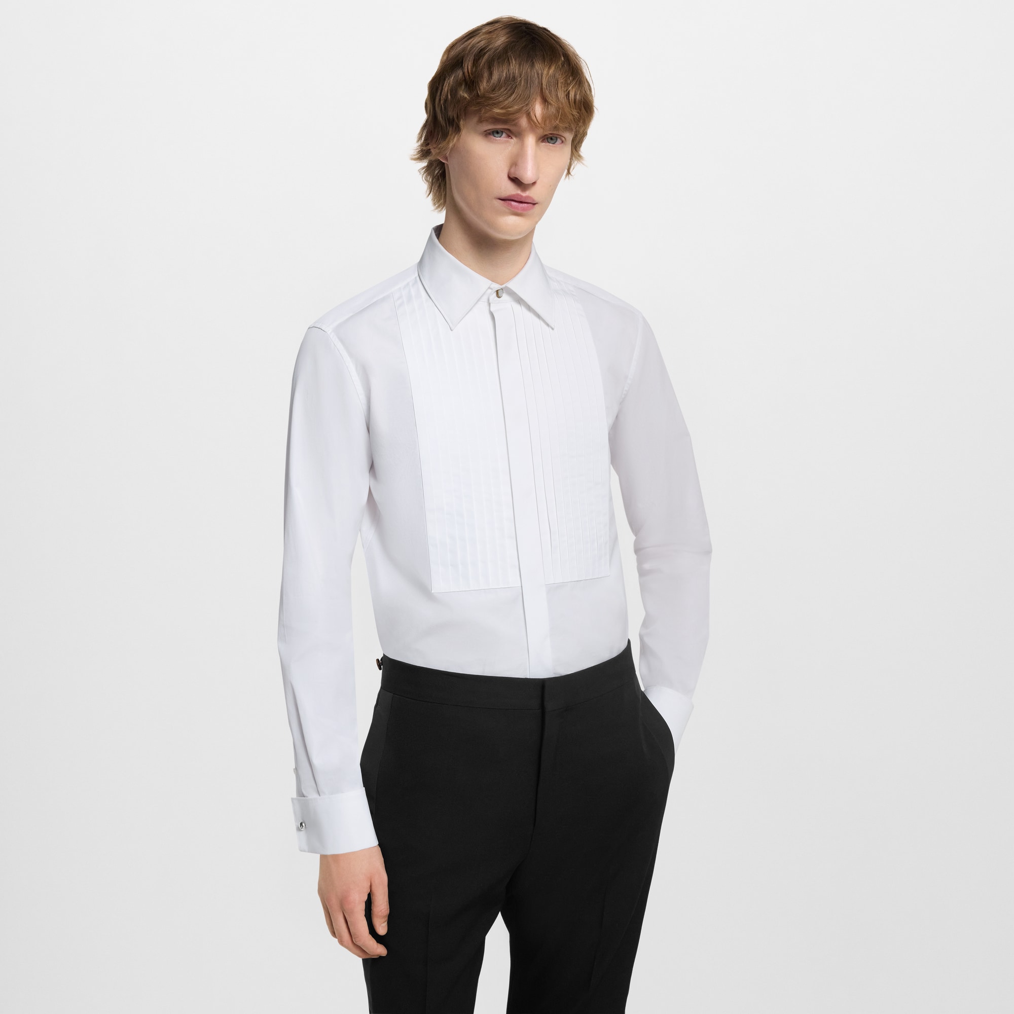 Chemise de soirée à plastron  Homme Prêt-à-porter Chemises | LOUIS VUITTON (Zoom produit)