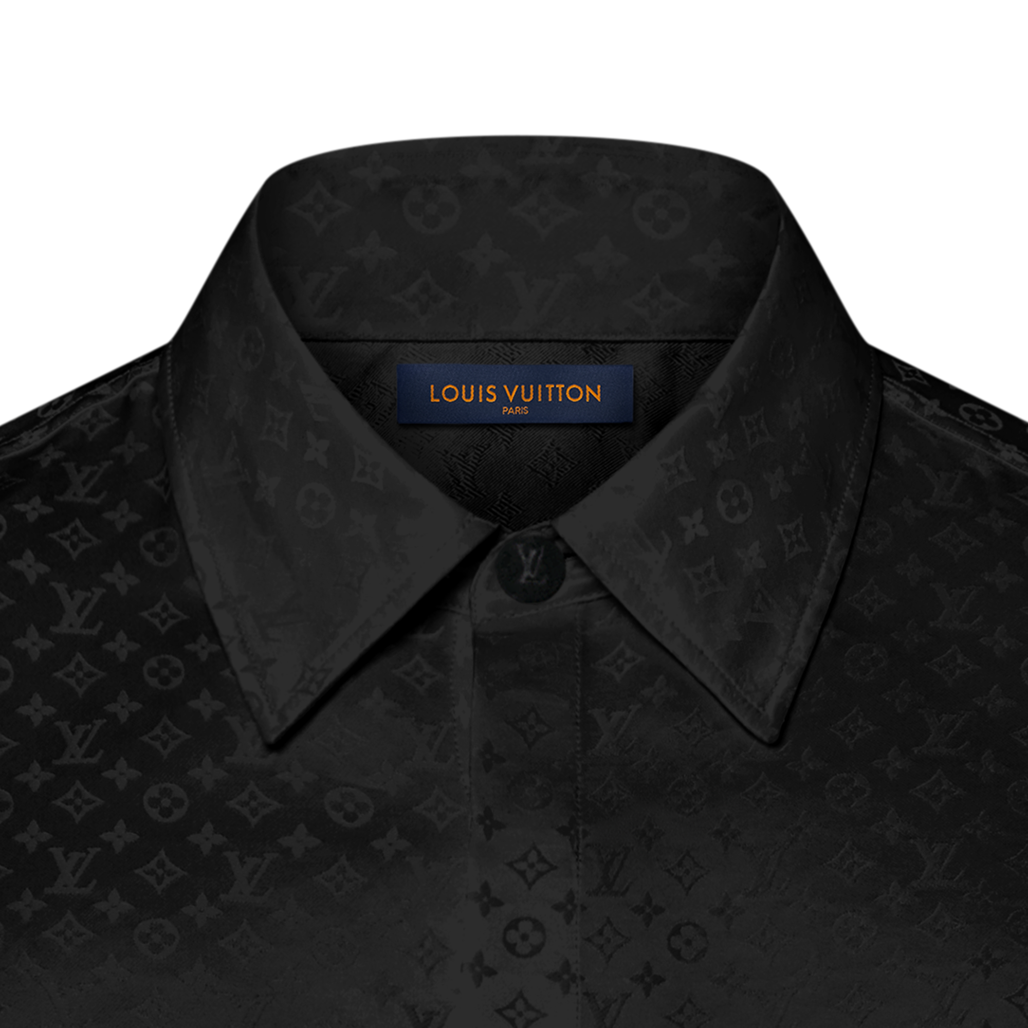 Chemise de soirée Mini Monogram en soie  Homme Prêt-à-porter Chemises | LOUIS VUITTON (Zoom produit)