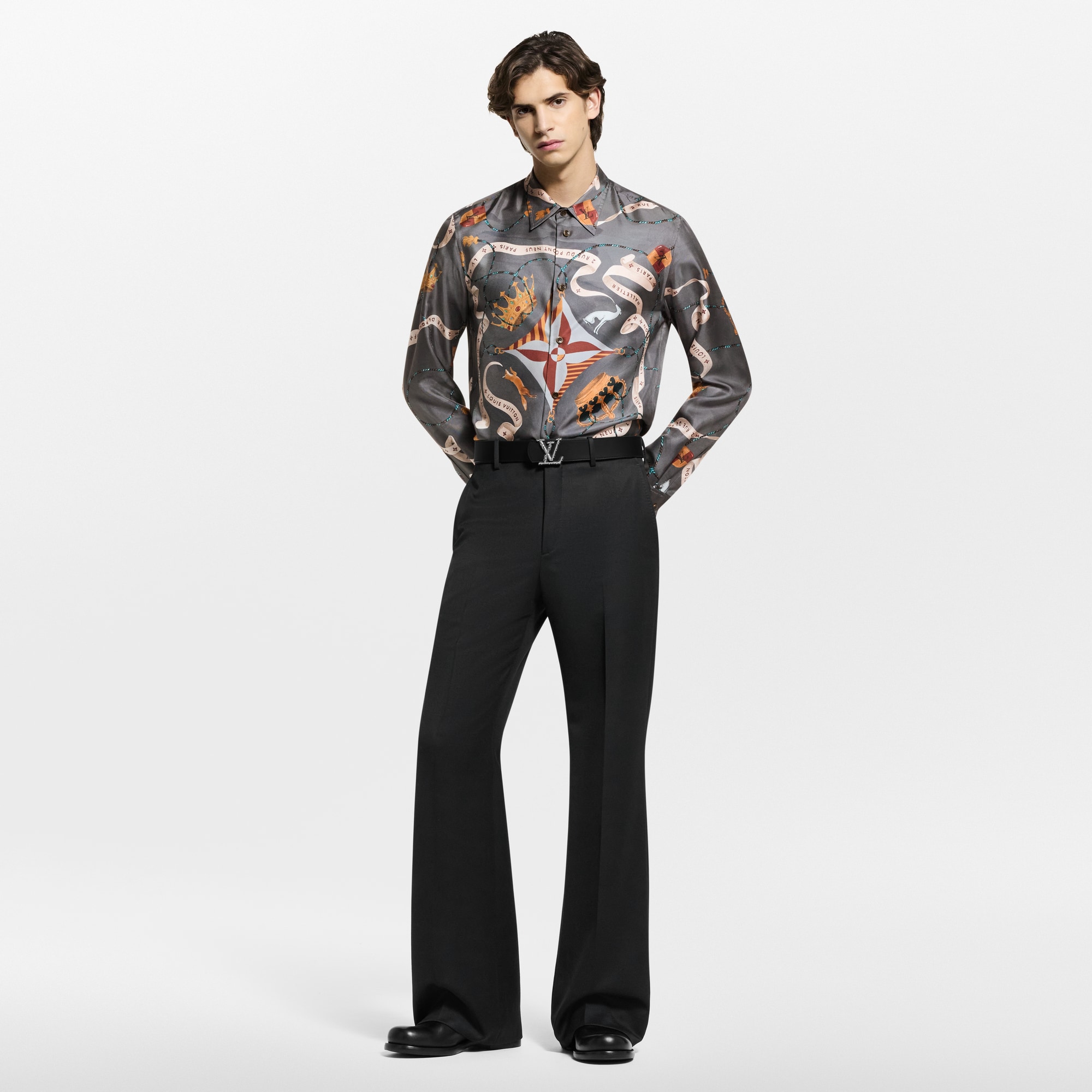Chemise De Noël Pour Hommes - Taille L - Imprimé Festif - Neuf Avec étiquettes