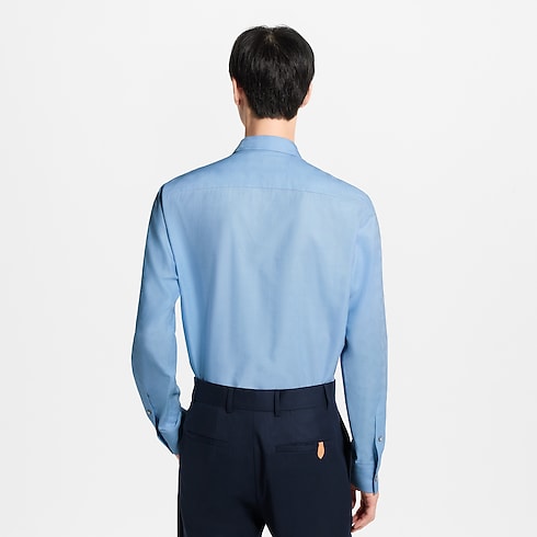 Chemise jacquard à manches longues en coton et cachemire Homme Prêt-à-porter Tout le prêt-à-porter | LOUIS VUITTON (Zoom produit)