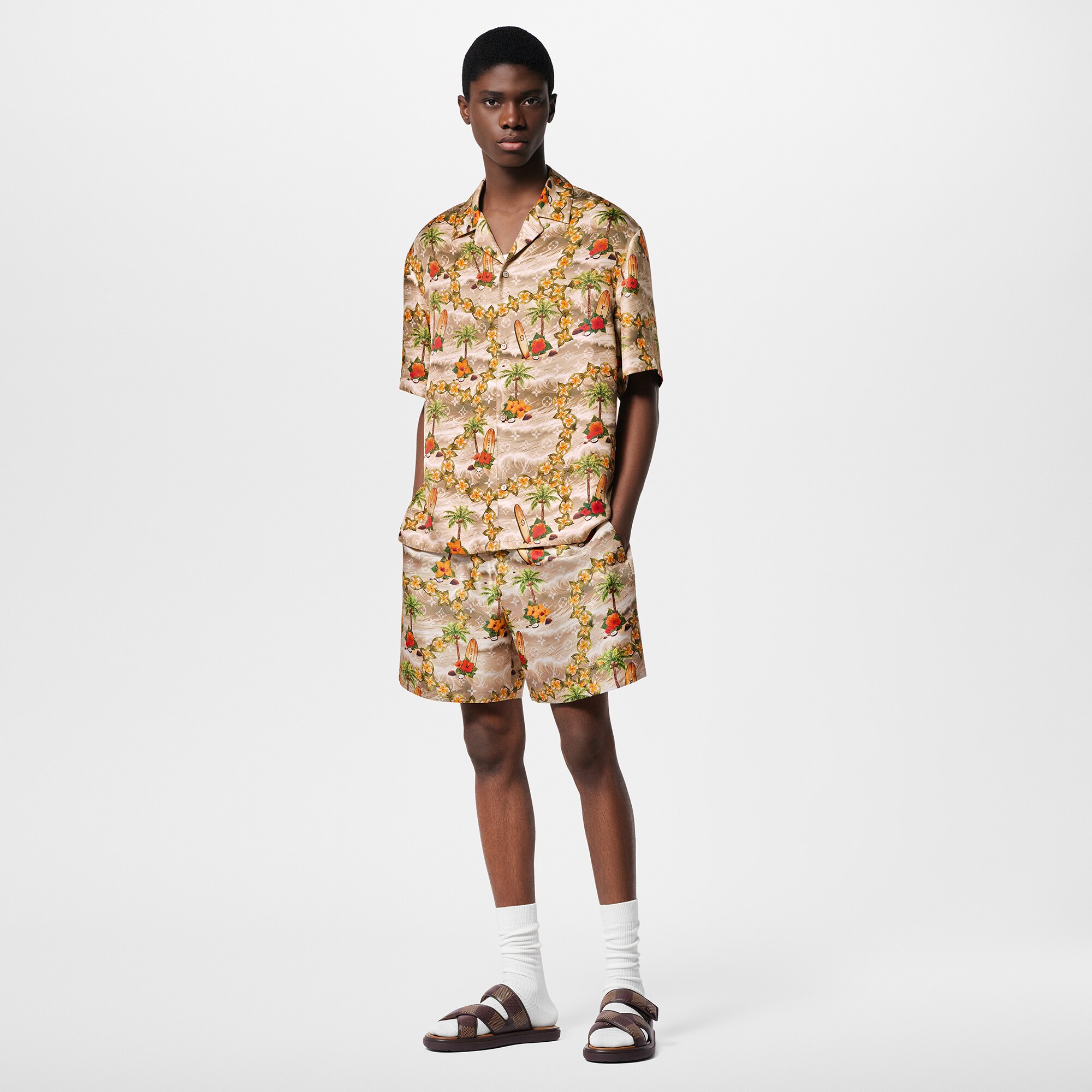 LIVERGY® Chemise tropicale homme