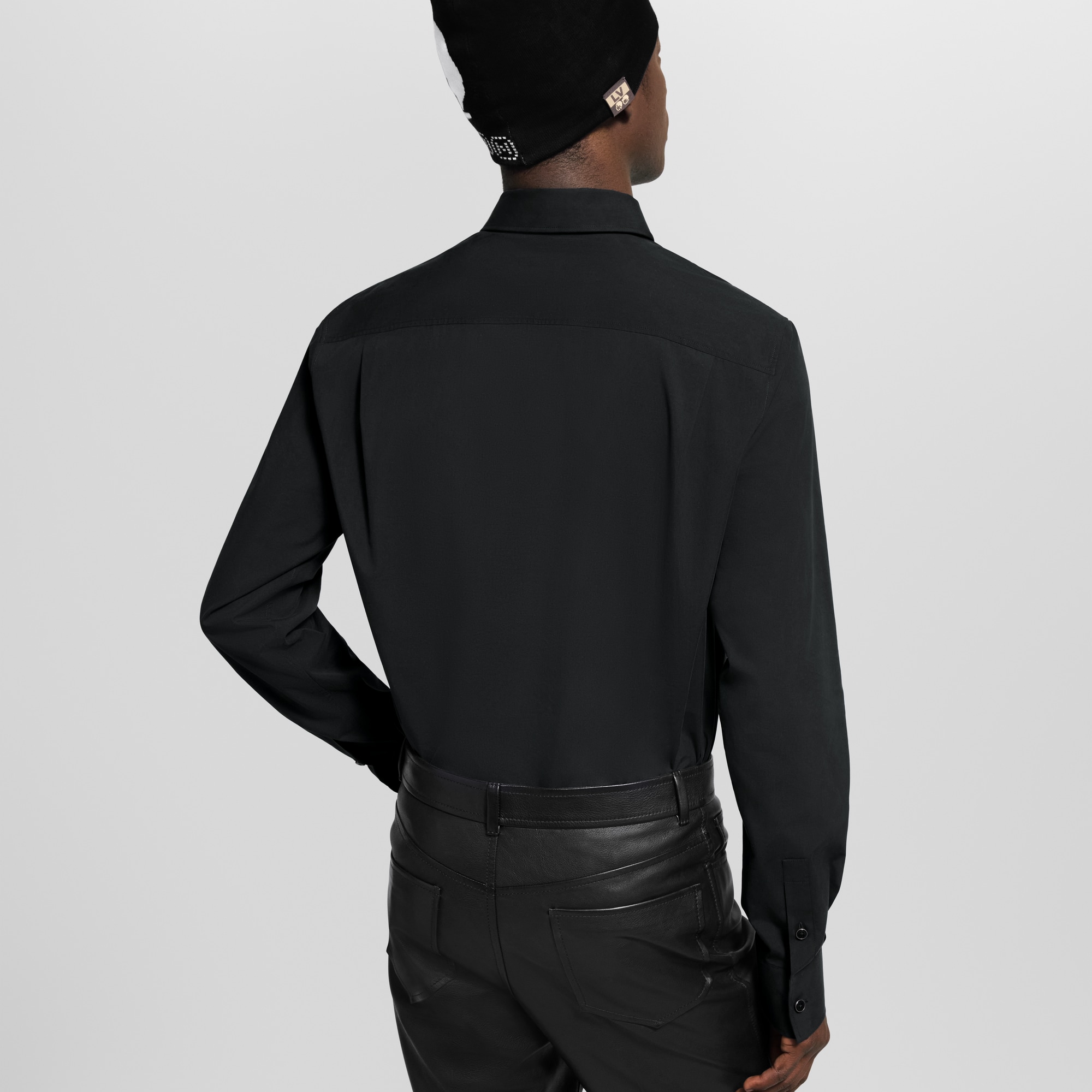 Chemise Motard I.N.C. - Manches Longues Noire Brodée - Taille S - Occasion Très Bon état