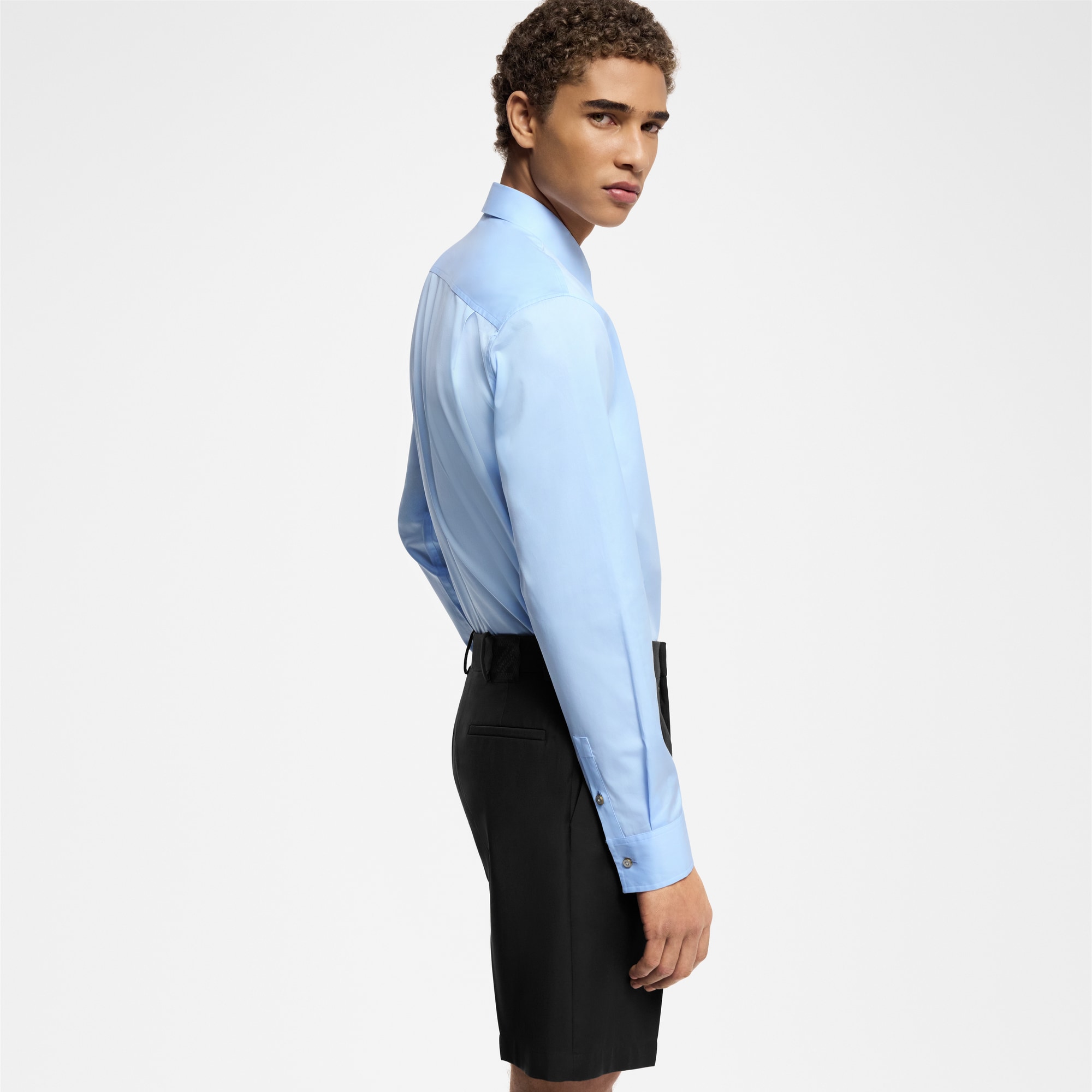 Chemise manches longues brodée en coton  Homme Prêt-à-porter Chemises | LOUIS VUITTON (Zoom produit)