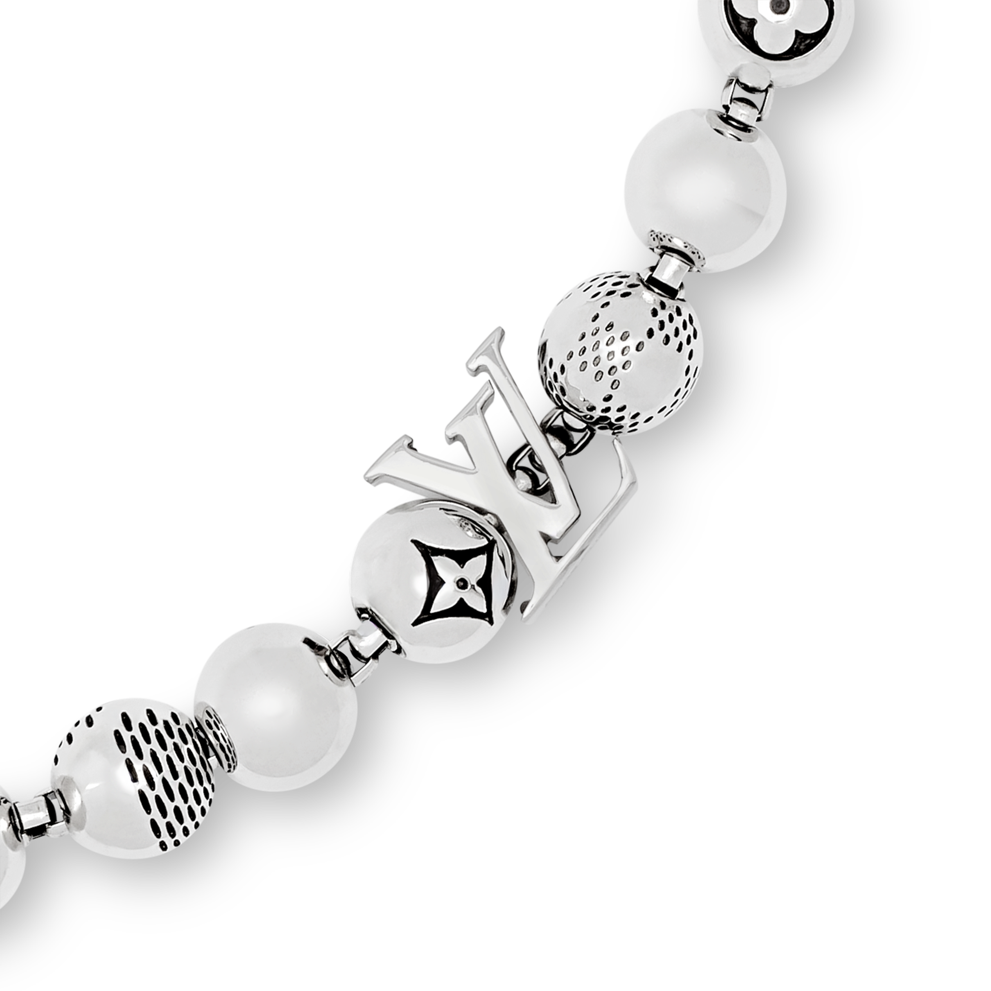 Collier à billes Damier Staples S00 Homme Bijoux Colliers et pendentifs | LOUIS VUITTON (Zoom produit)