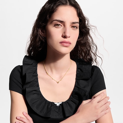 Collier Essential V Strass PM S00 Femme Bijoux Colliers | LOUIS VUITTON (Zoom produit)
