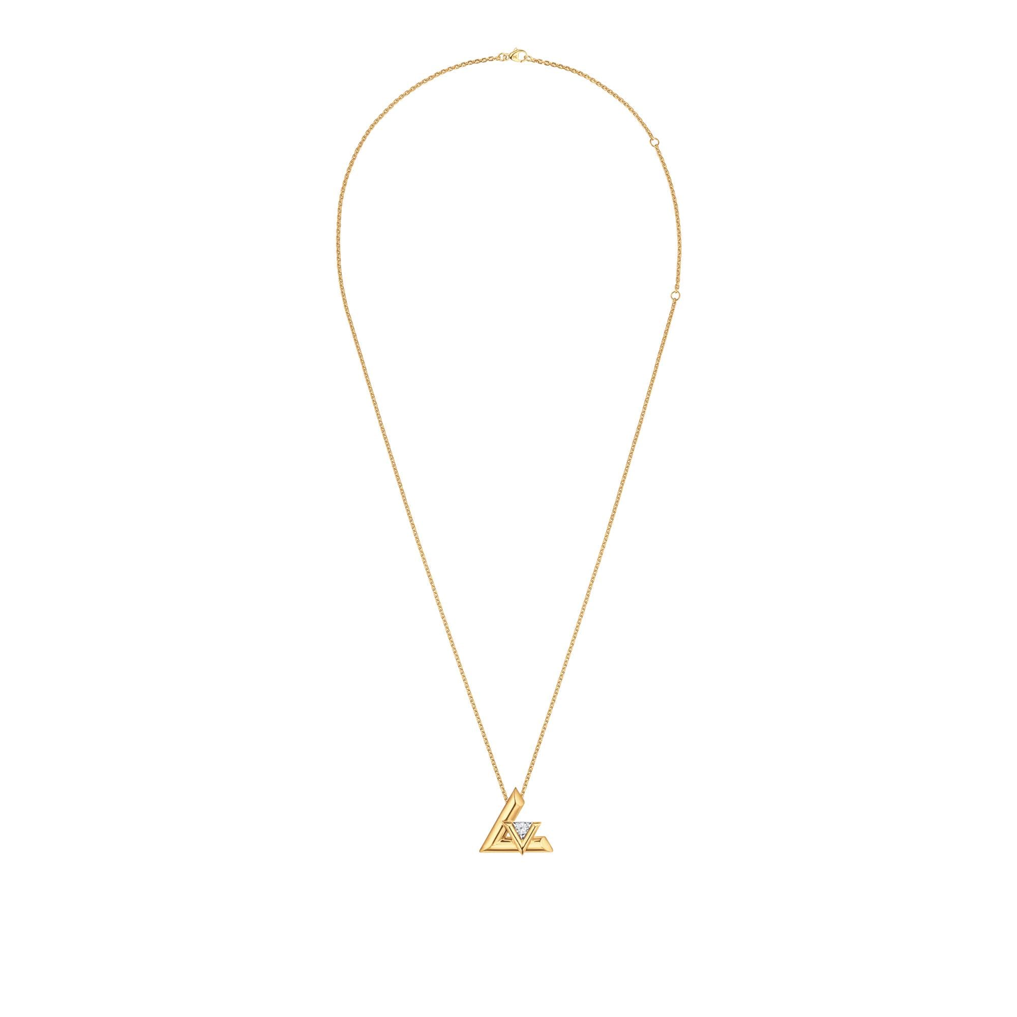 Collier grand pendentif LV Volt One, or jaune et diamant  Joaillerie Catégories Toute la joaillerie | LOUIS VUITTON (Zoom produit)