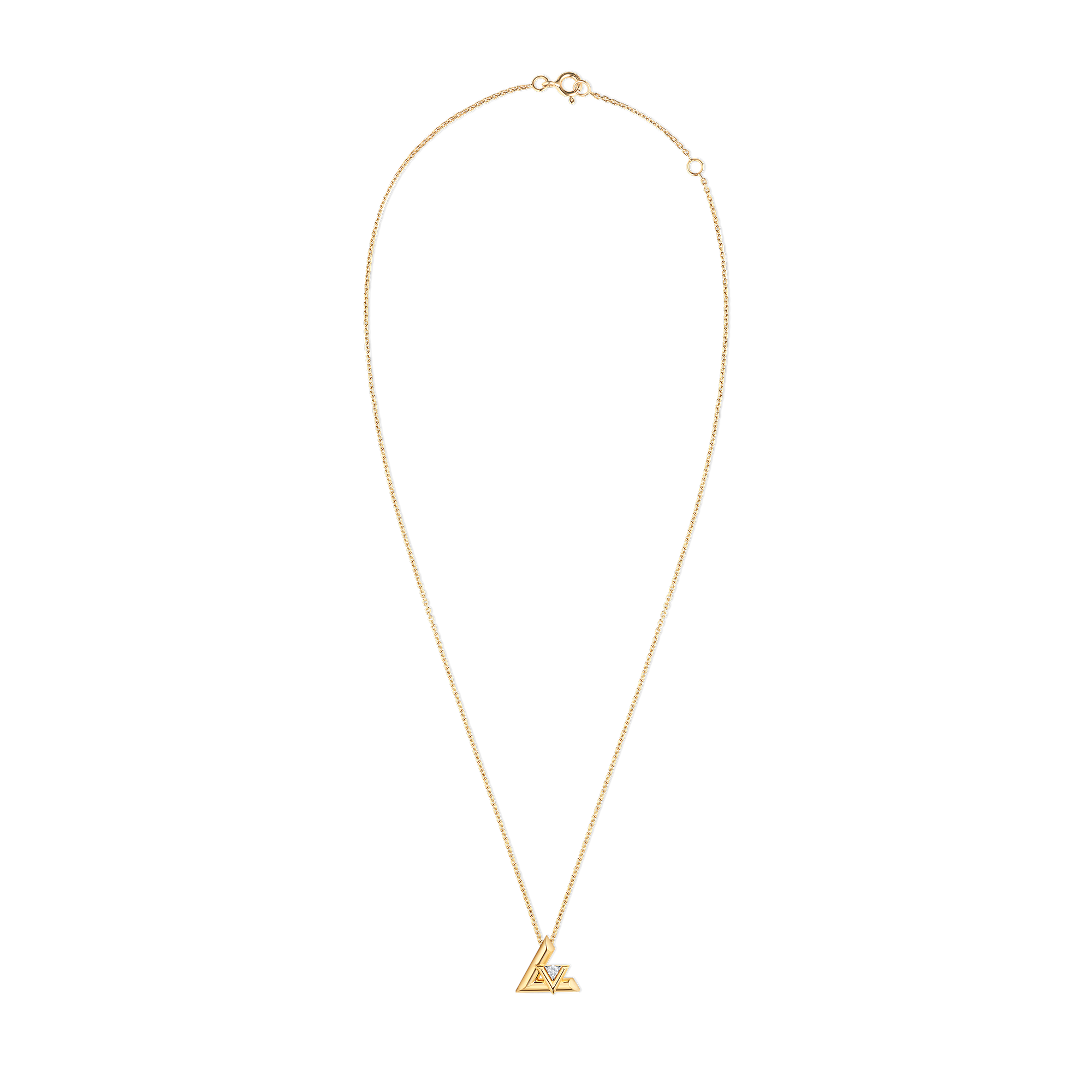 Collier grand pendentif LV Volt One, or jaune et diamant  Joaillerie Catégories Toute la joaillerie | LOUIS VUITTON (Zoom produit)