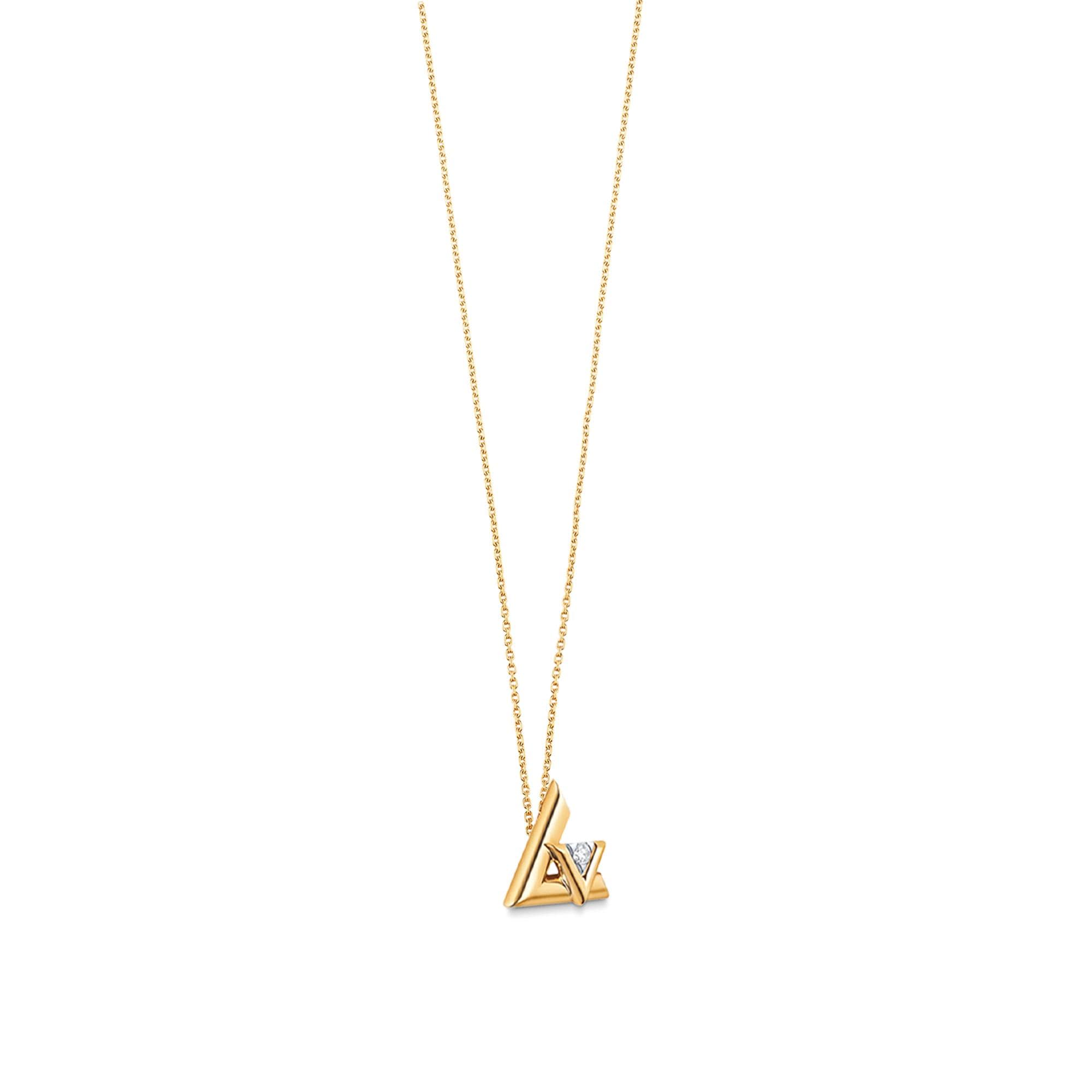 Collier grand pendentif LV Volt One, or jaune et diamant  Joaillerie Catégories Toute la joaillerie | LOUIS VUITTON (Zoom produit)