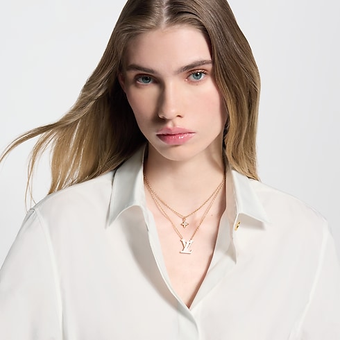 Collier Lady LV Pearlescent S00 Femme Bijoux Colliers | LOUIS VUITTON (Zoom produit)